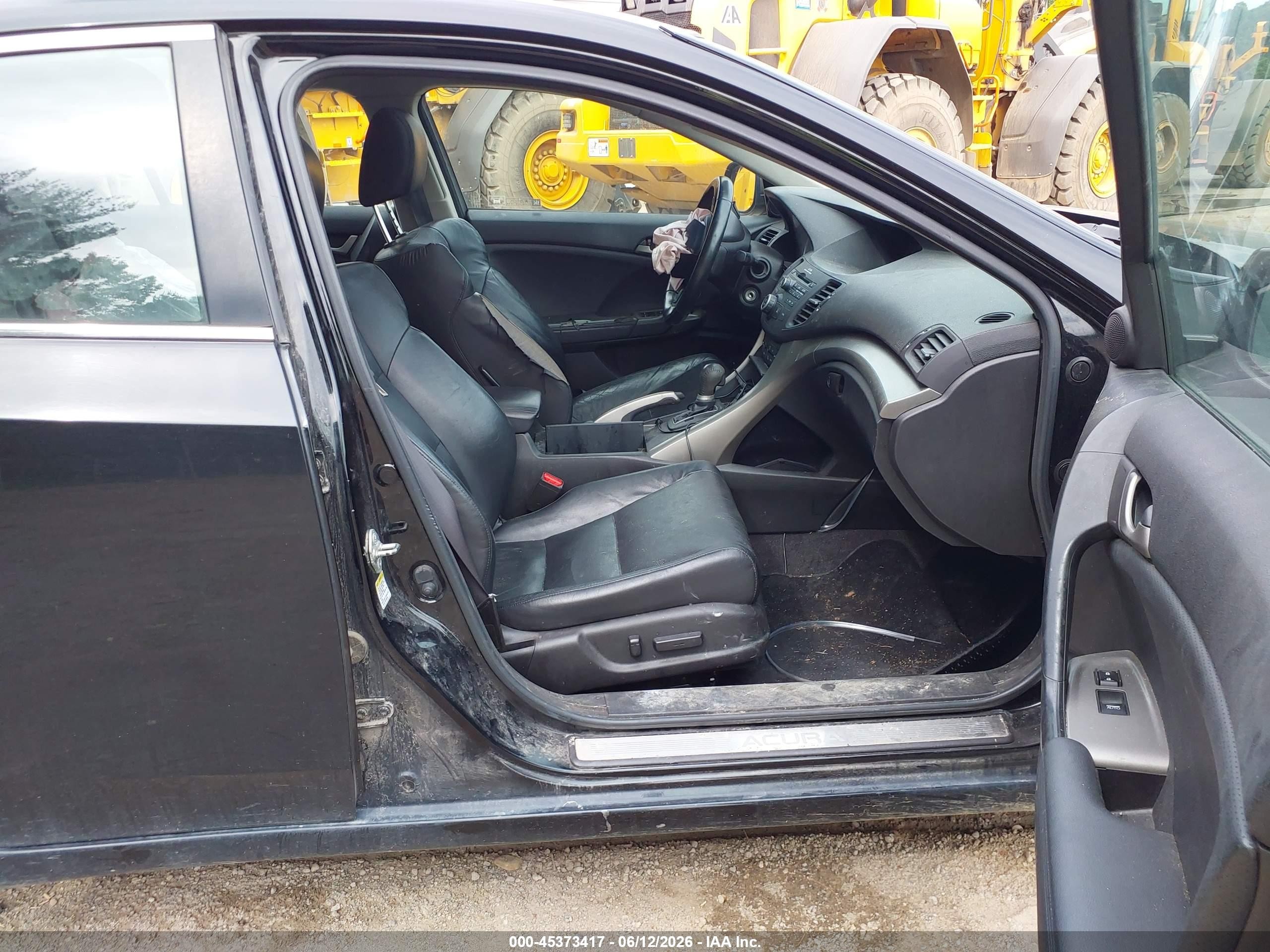 2010 Acura Tsx 2.4 Black vin: JH4CU2F65AC000924