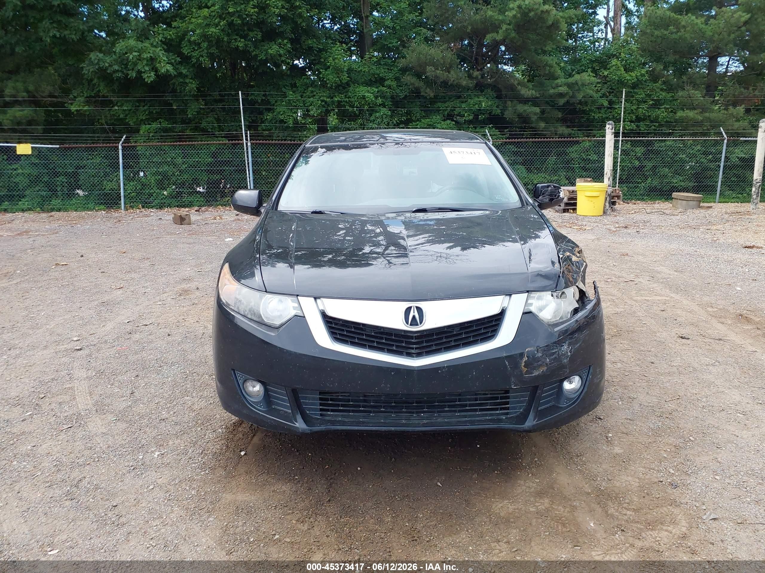 2010 Acura Tsx 2.4 Black vin: JH4CU2F65AC000924