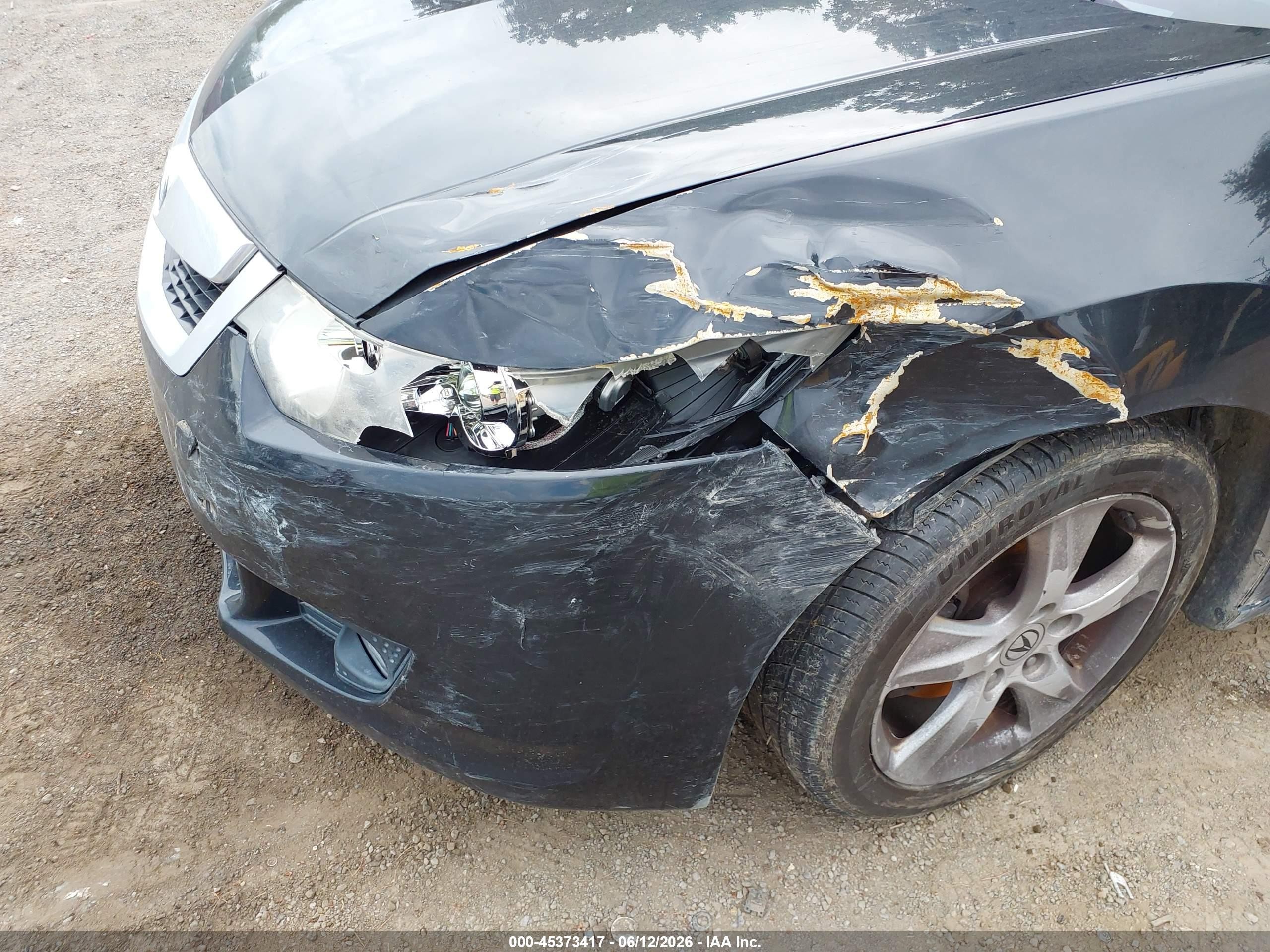 2010 Acura Tsx 2.4 Black vin: JH4CU2F65AC000924
