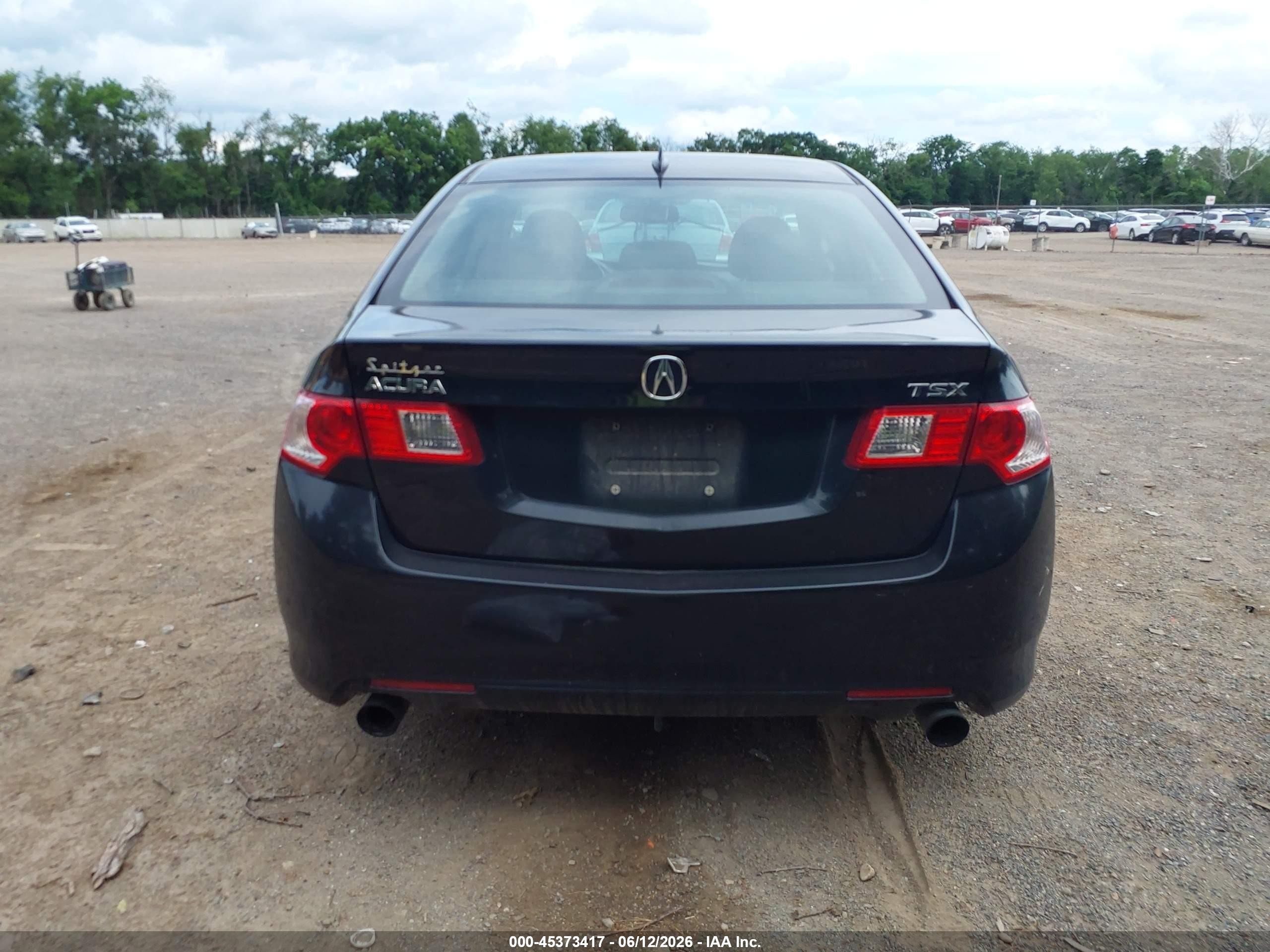 2010 Acura Tsx 2.4 Black vin: JH4CU2F65AC000924