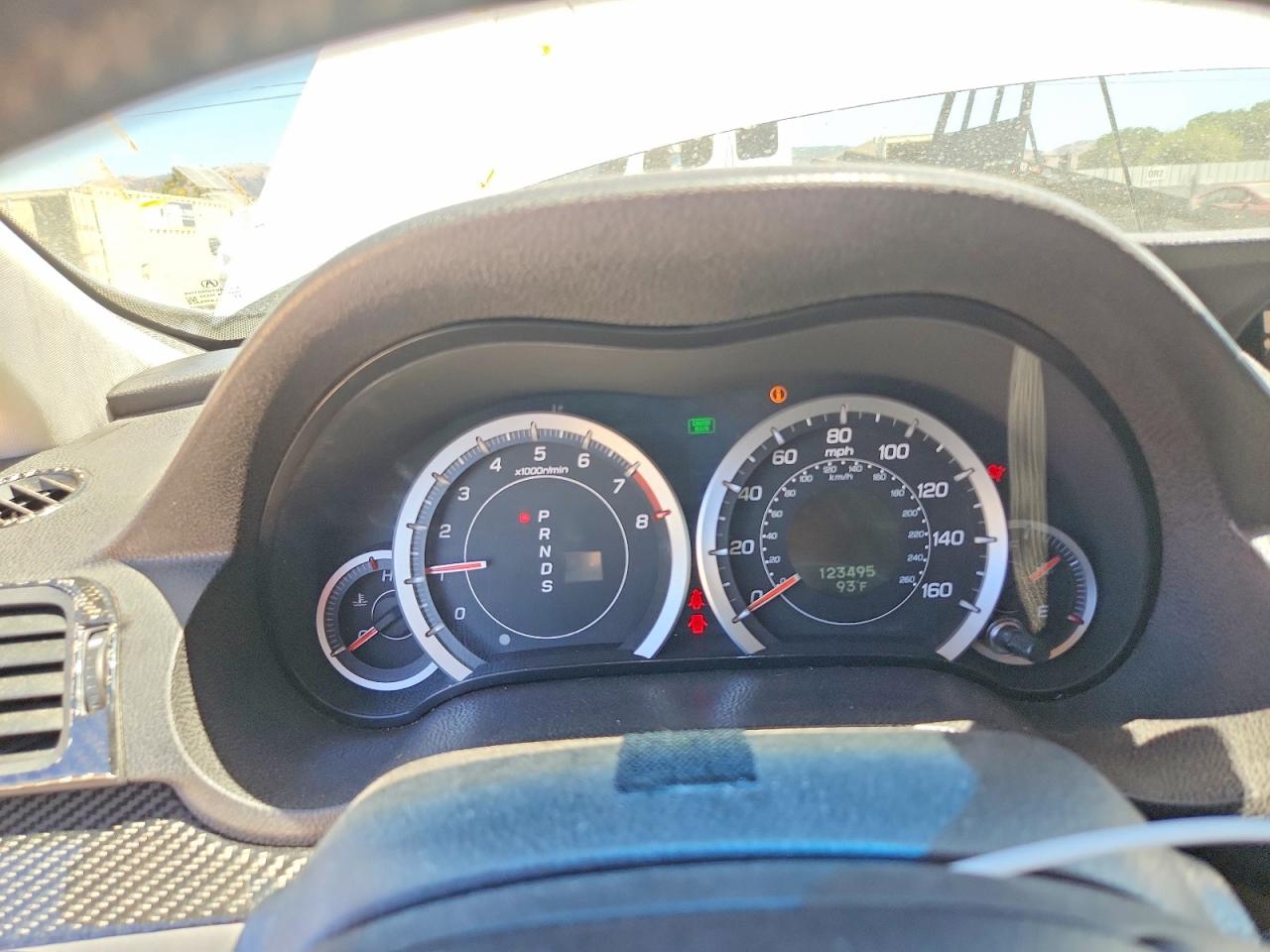 2010 Acura Tsx White vin: JH4CU2F65AC003502