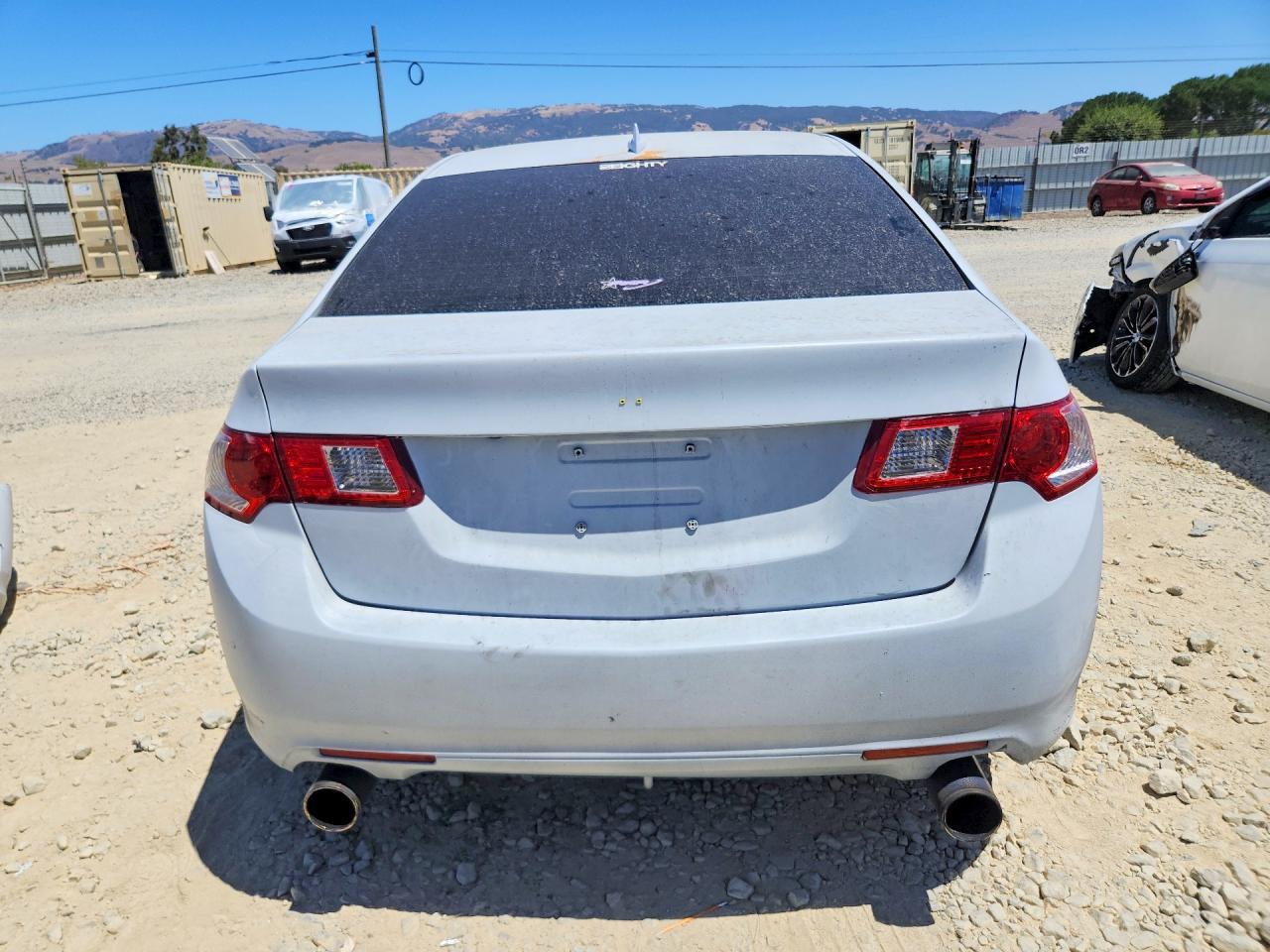 2010 Acura Tsx White vin: JH4CU2F65AC003502