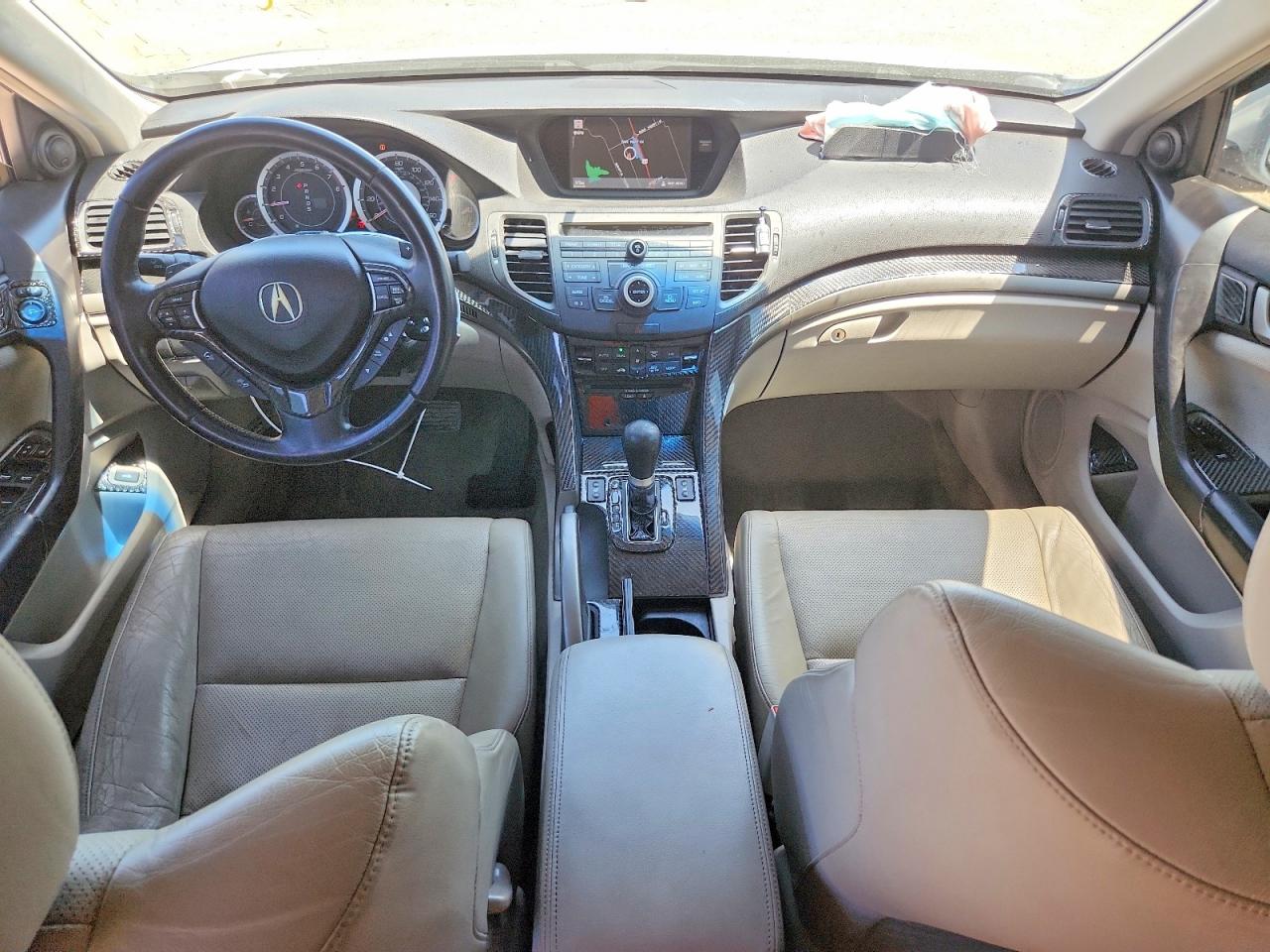 2010 Acura Tsx White vin: JH4CU2F65AC003502