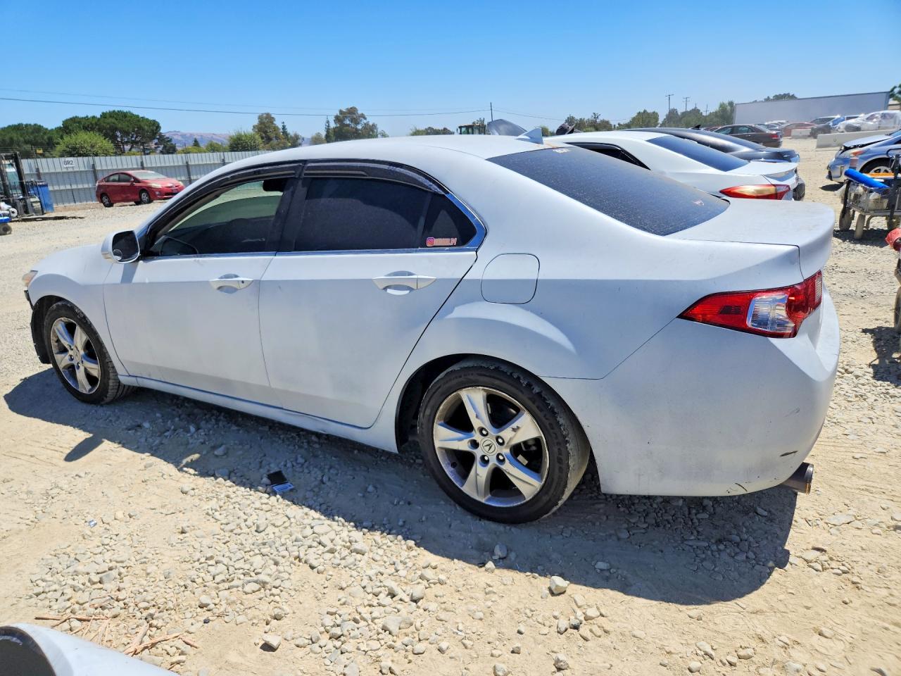 2010 Acura Tsx White vin: JH4CU2F65AC003502