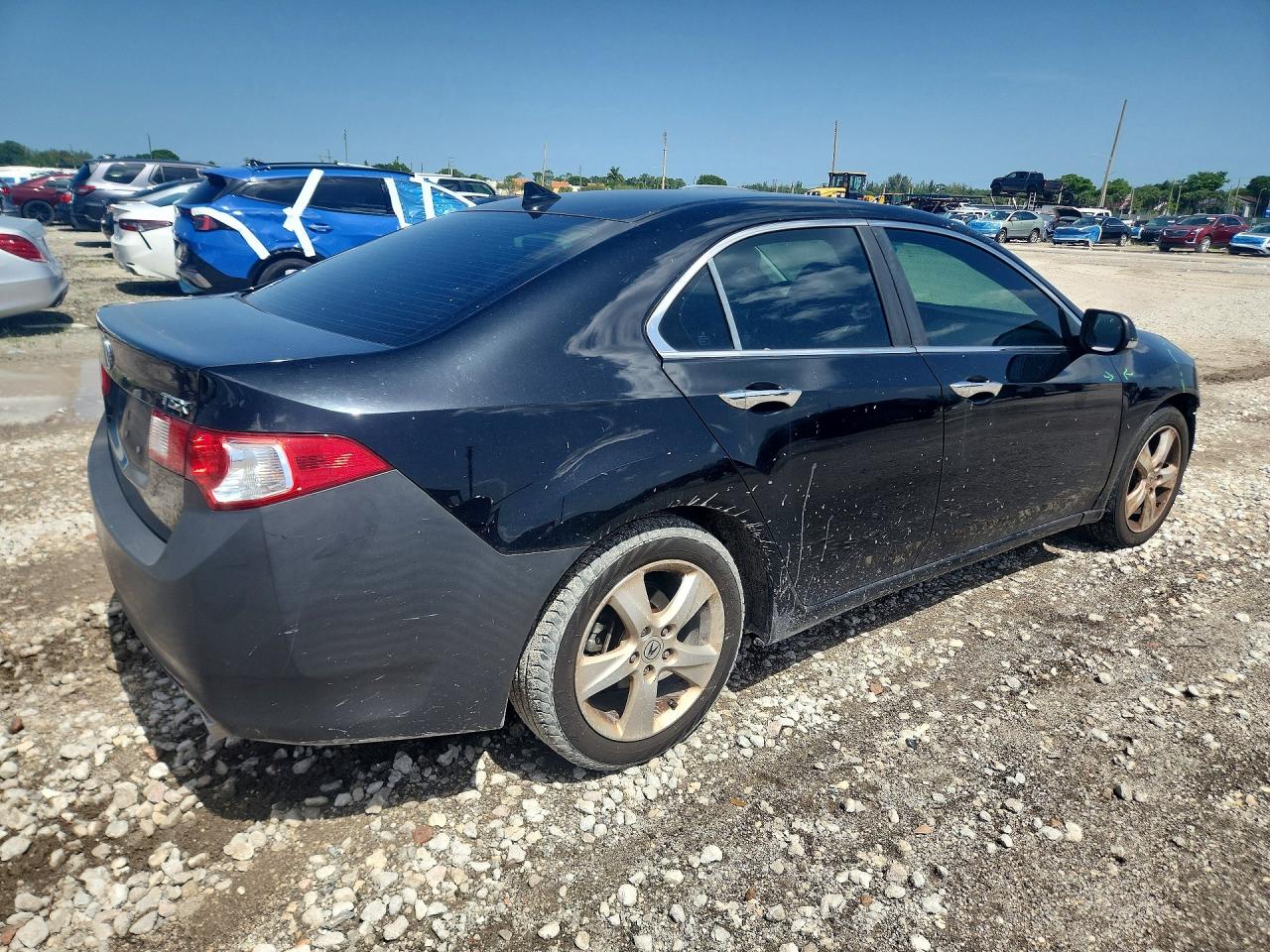2010 Acura Tsx Black vin: JH4CU2F65AC004116