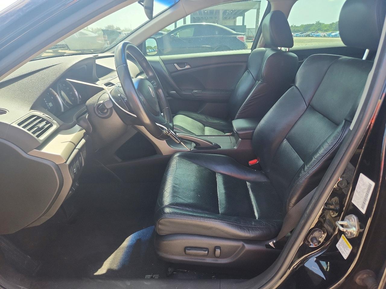 2010 Acura Tsx Black vin: JH4CU2F65AC004116