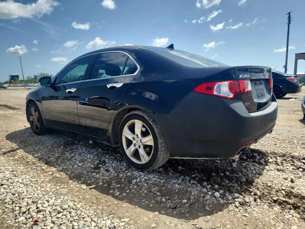 2010 Acura Tsx Black vin: JH4CU2F65AC004116