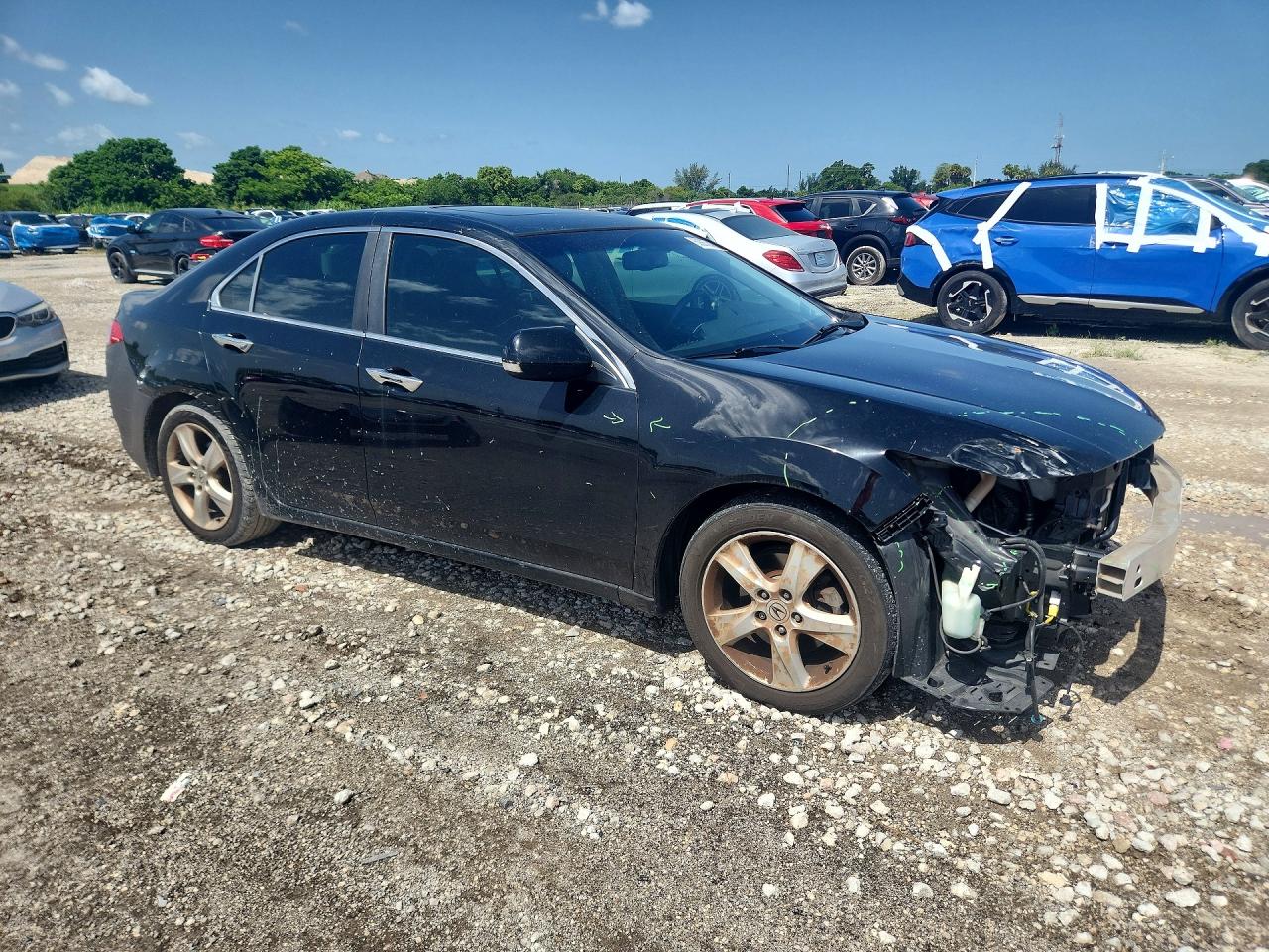 2010 Acura Tsx Black vin: JH4CU2F65AC004116