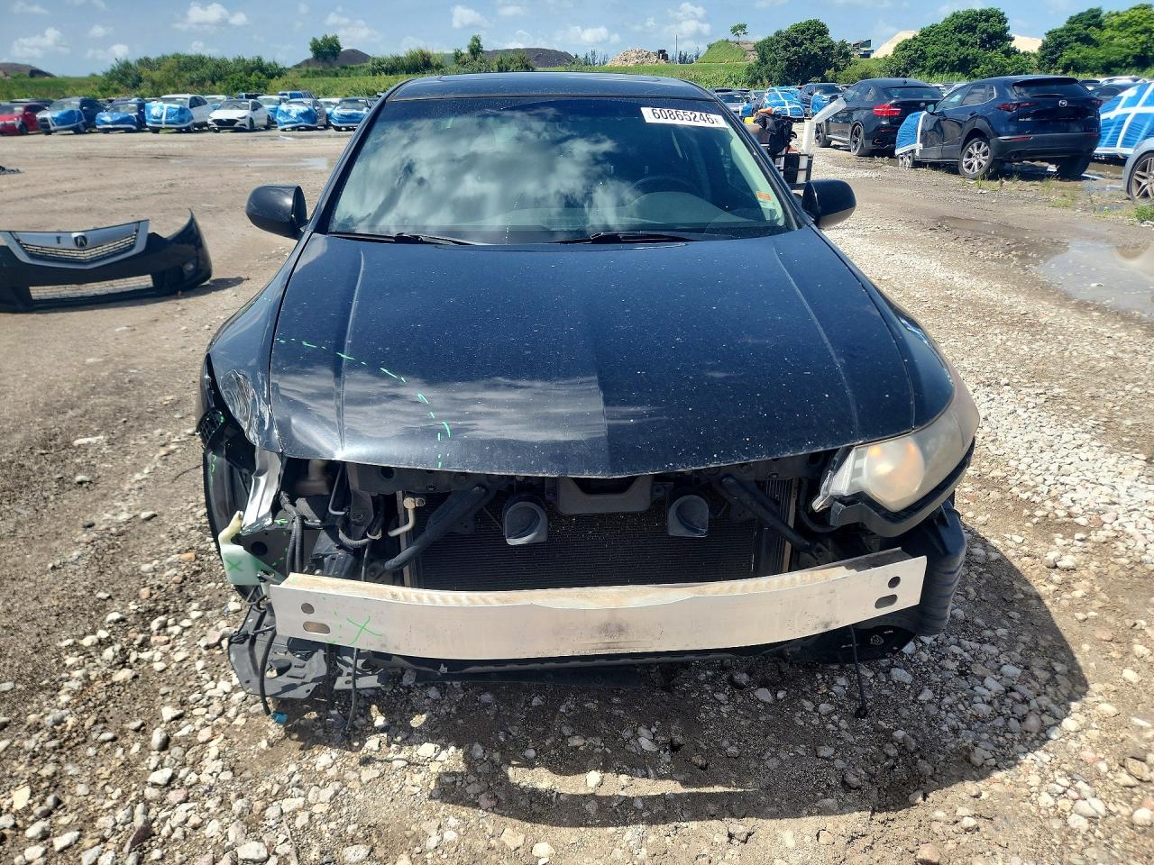 2010 Acura Tsx Black vin: JH4CU2F65AC004116