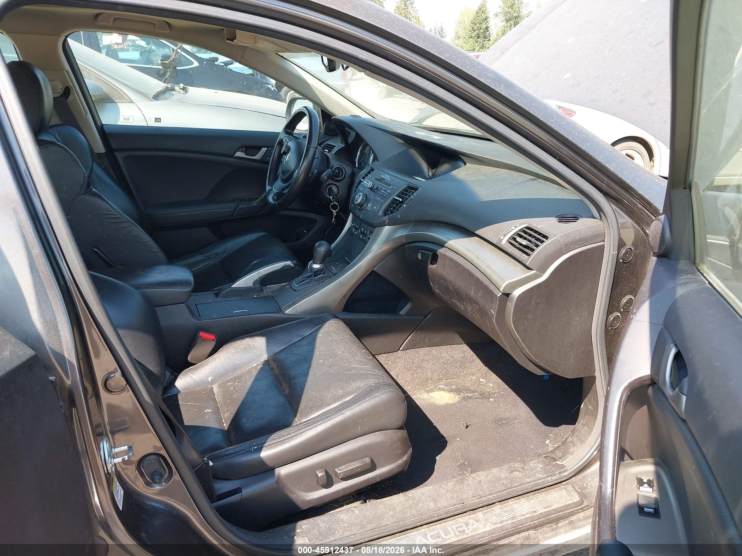 2010 Acura Tsx 2.4 Gray vin: JH4CU2F65AC019070