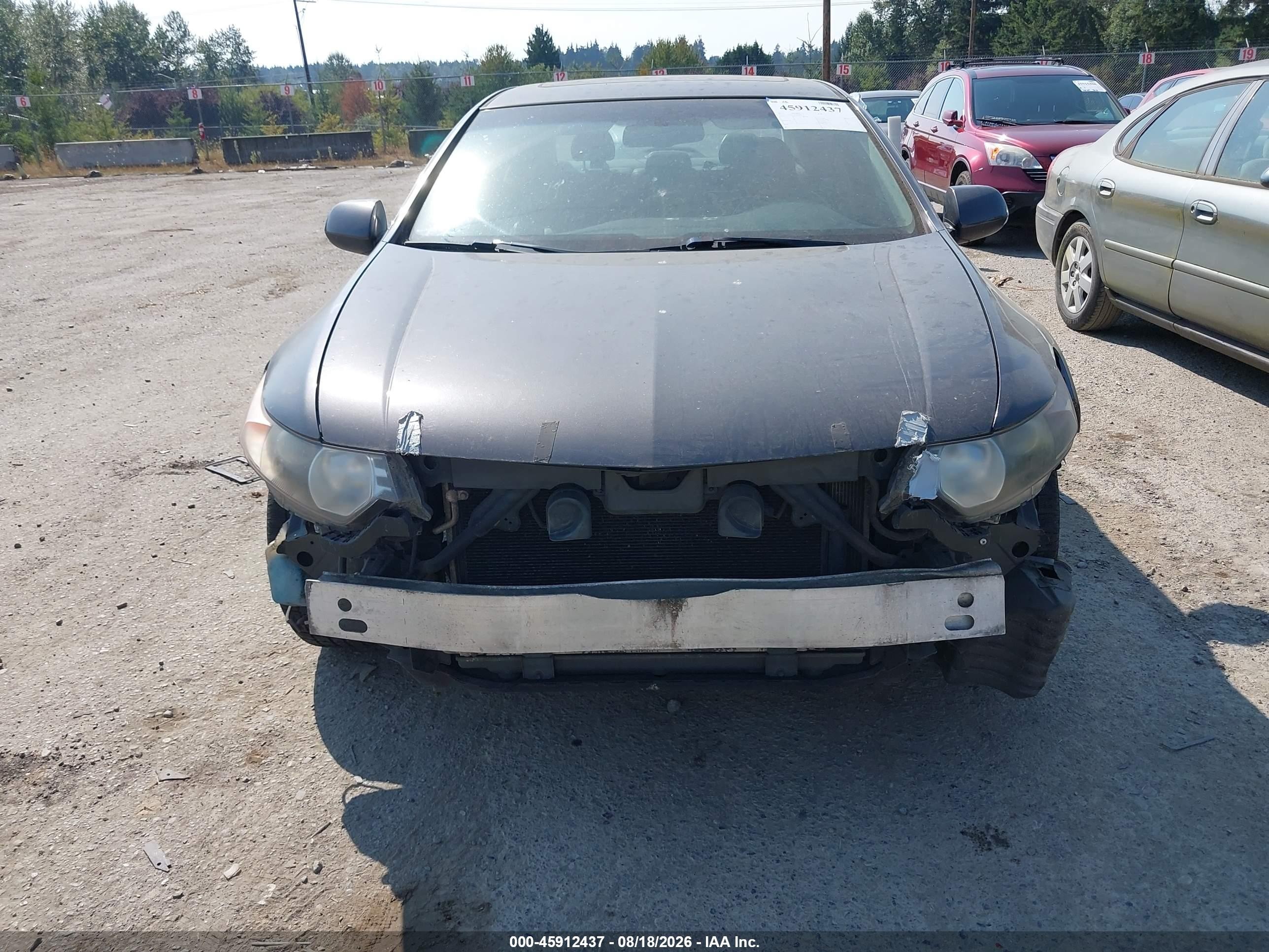 2010 Acura Tsx 2.4 Gray vin: JH4CU2F65AC019070