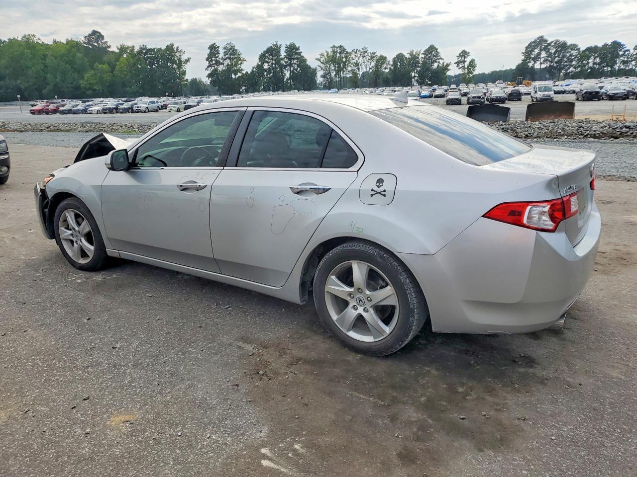 2010 Acura Tsx Silver vin: JH4CU2F65AC019893