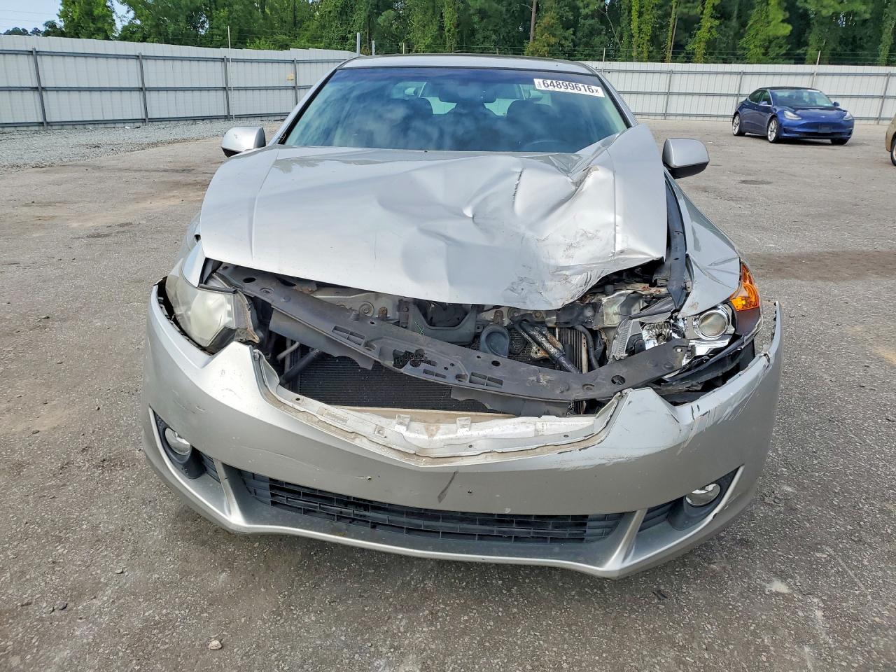 2010 Acura Tsx Silver vin: JH4CU2F65AC019893
