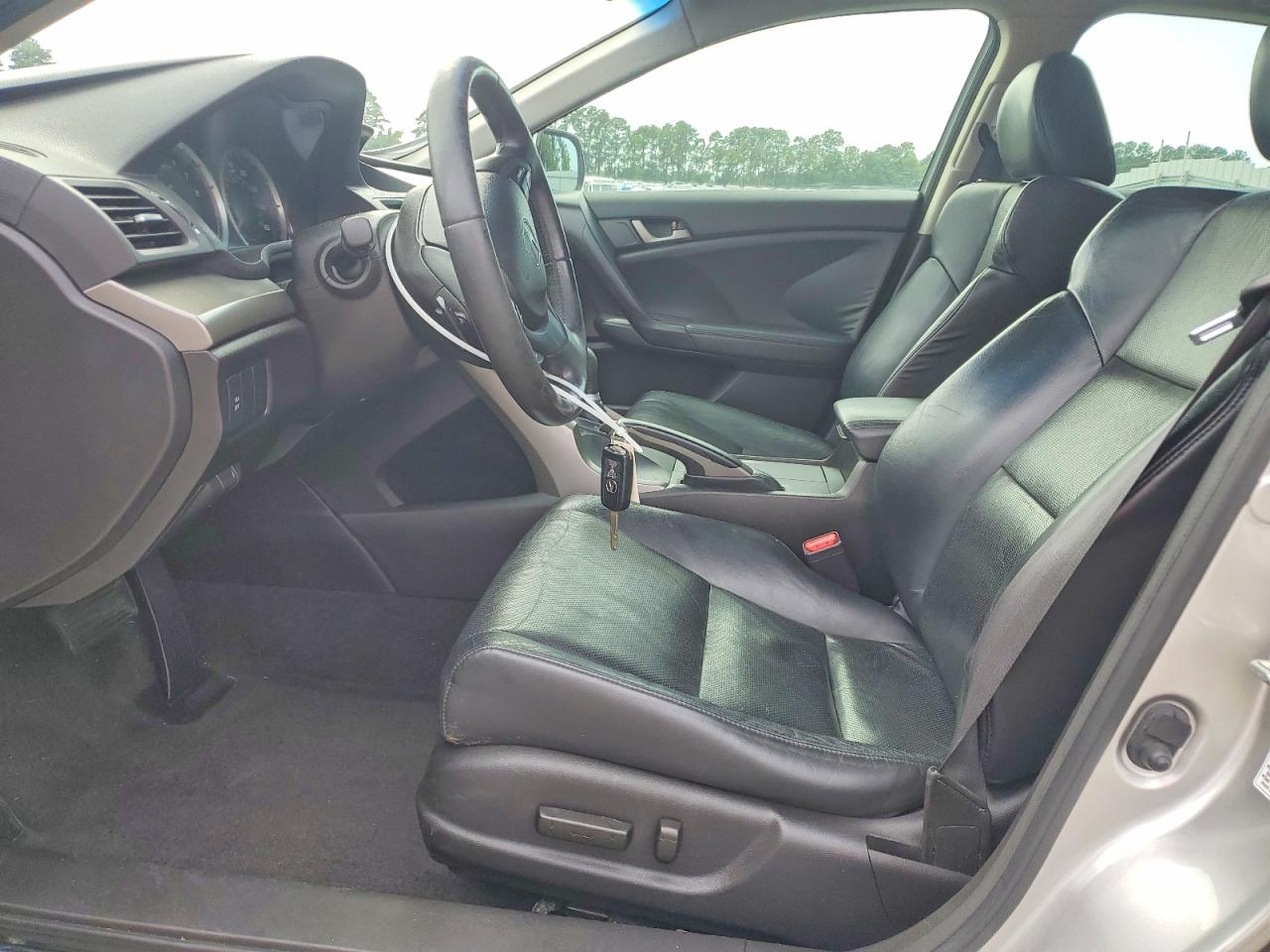 2010 Acura Tsx Silver vin: JH4CU2F65AC019893