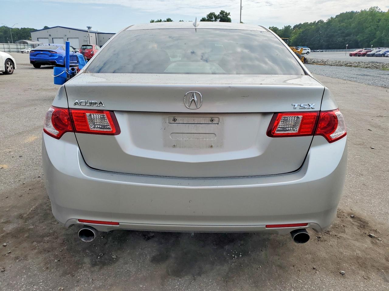 2010 Acura Tsx Silver vin: JH4CU2F65AC019893