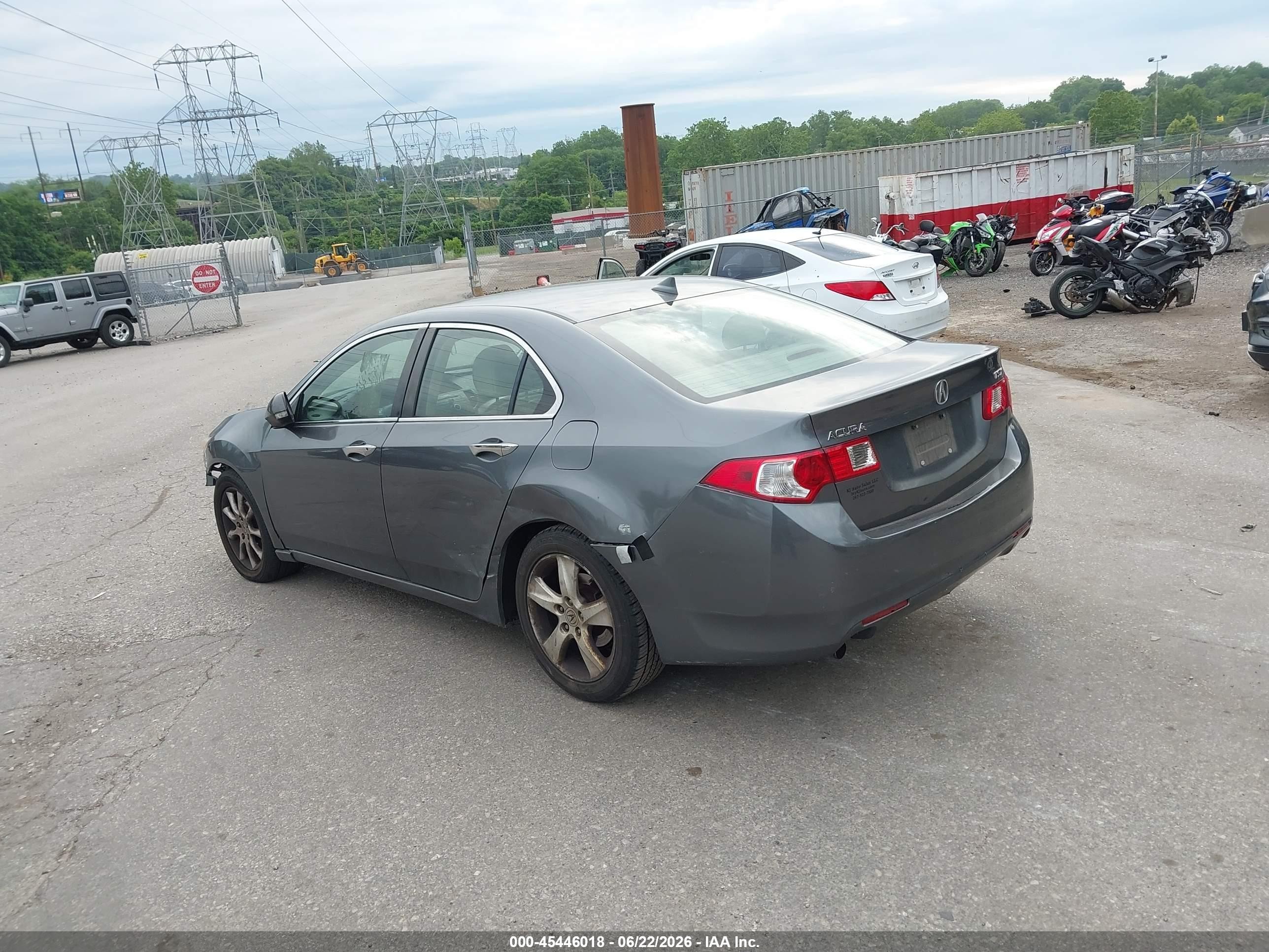2010 Acura Tsx 2.4 Gray vin: JH4CU2F65AC023913