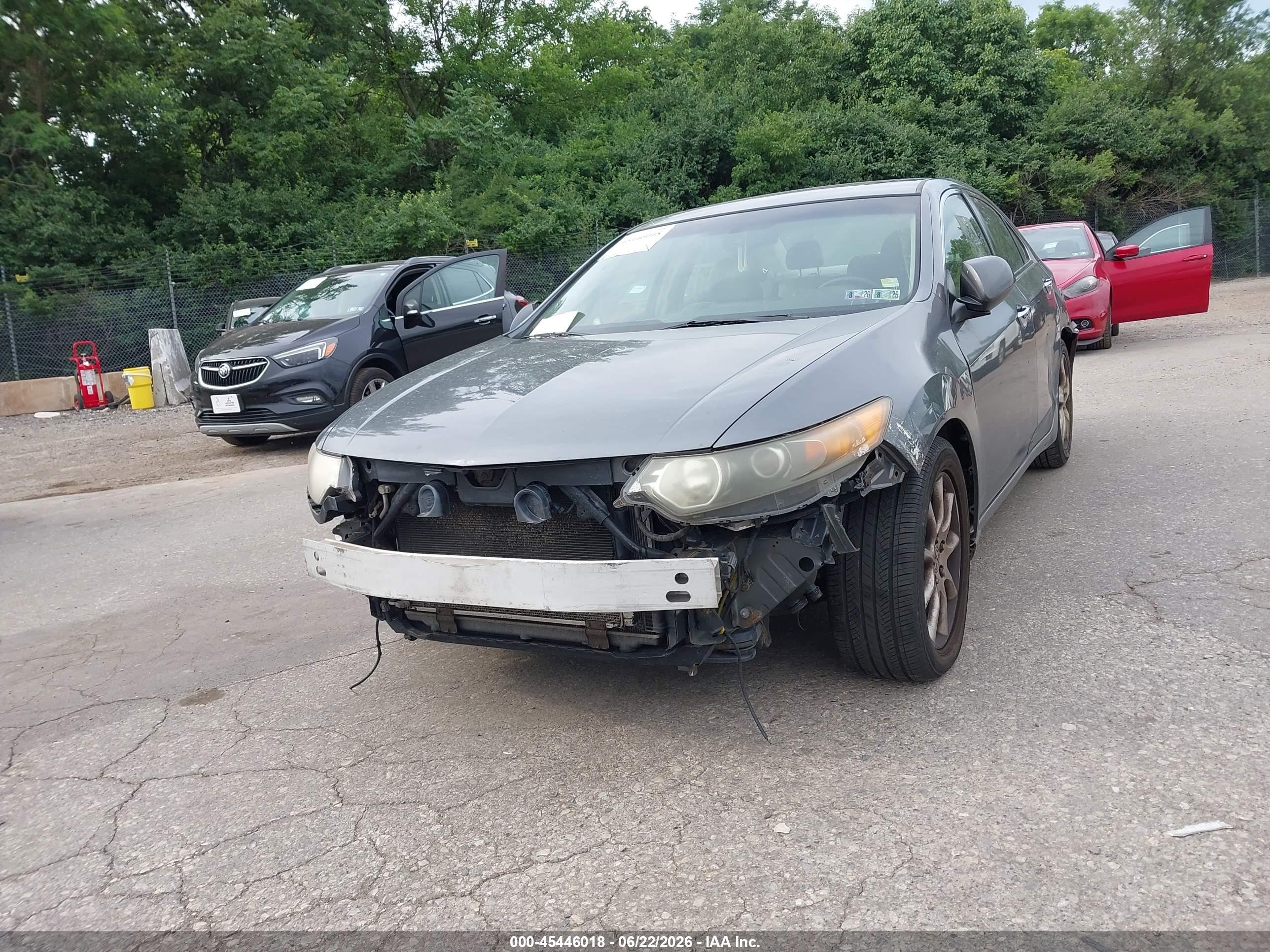 2010 Acura Tsx 2.4 Gray vin: JH4CU2F65AC023913