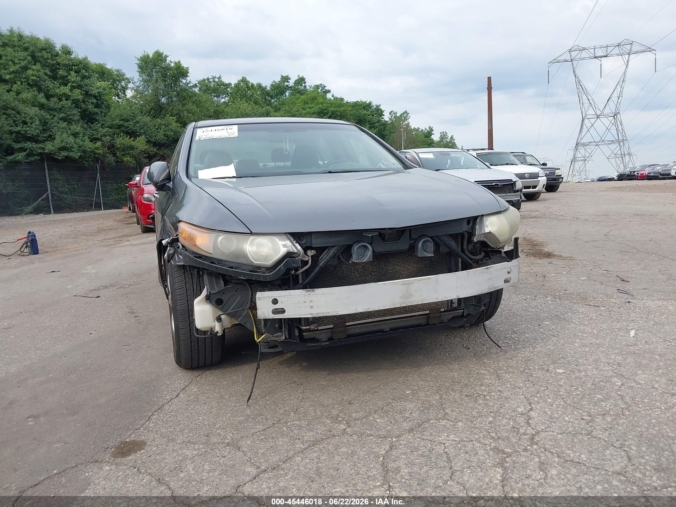 2010 Acura Tsx 2.4 Gray vin: JH4CU2F65AC023913