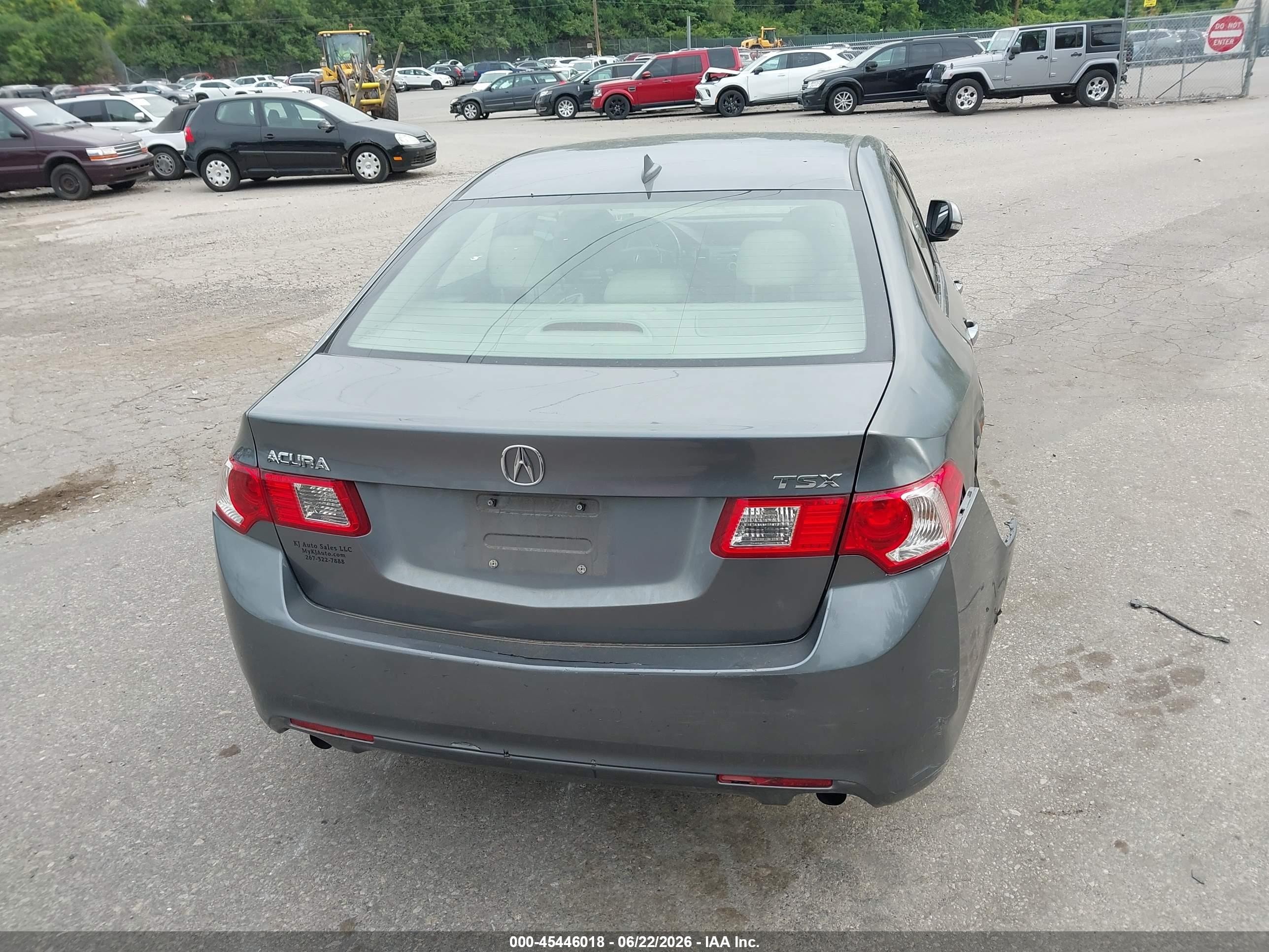 2010 Acura Tsx 2.4 Gray vin: JH4CU2F65AC023913
