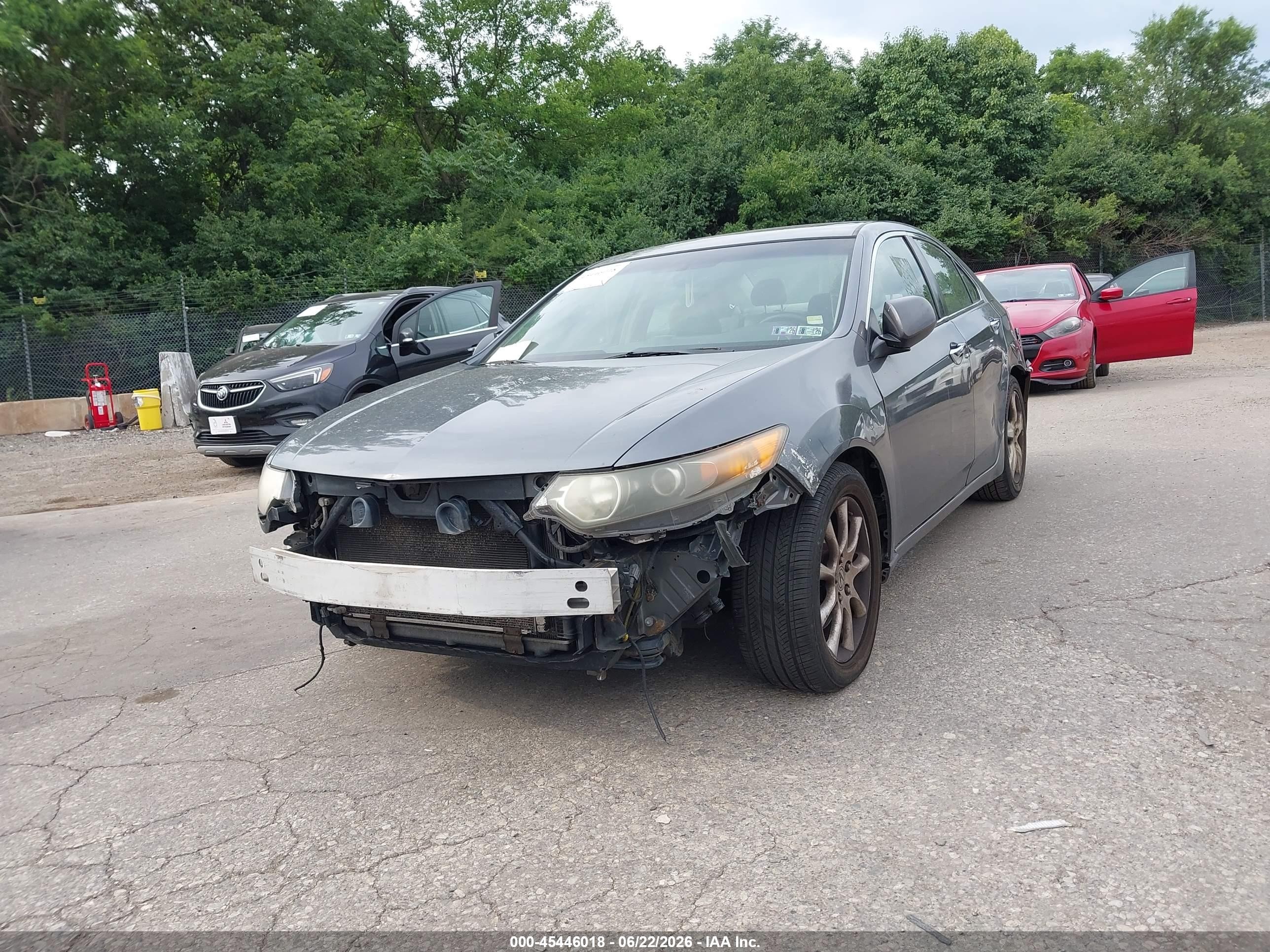 2010 Acura Tsx 2.4 Gray vin: JH4CU2F65AC023913