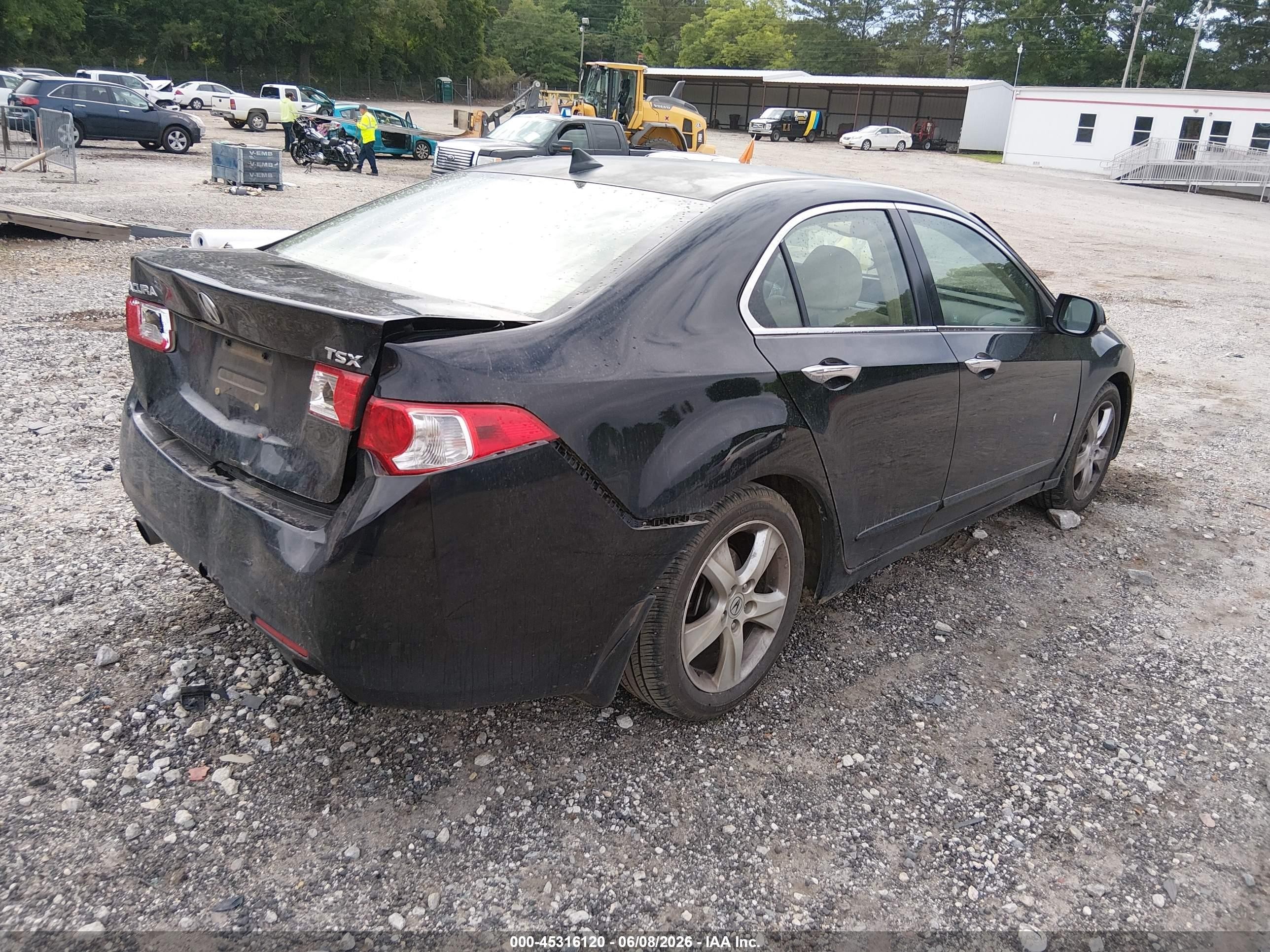 2010 Acura Tsx 2.4 Black vin: JH4CU2F65AC031896