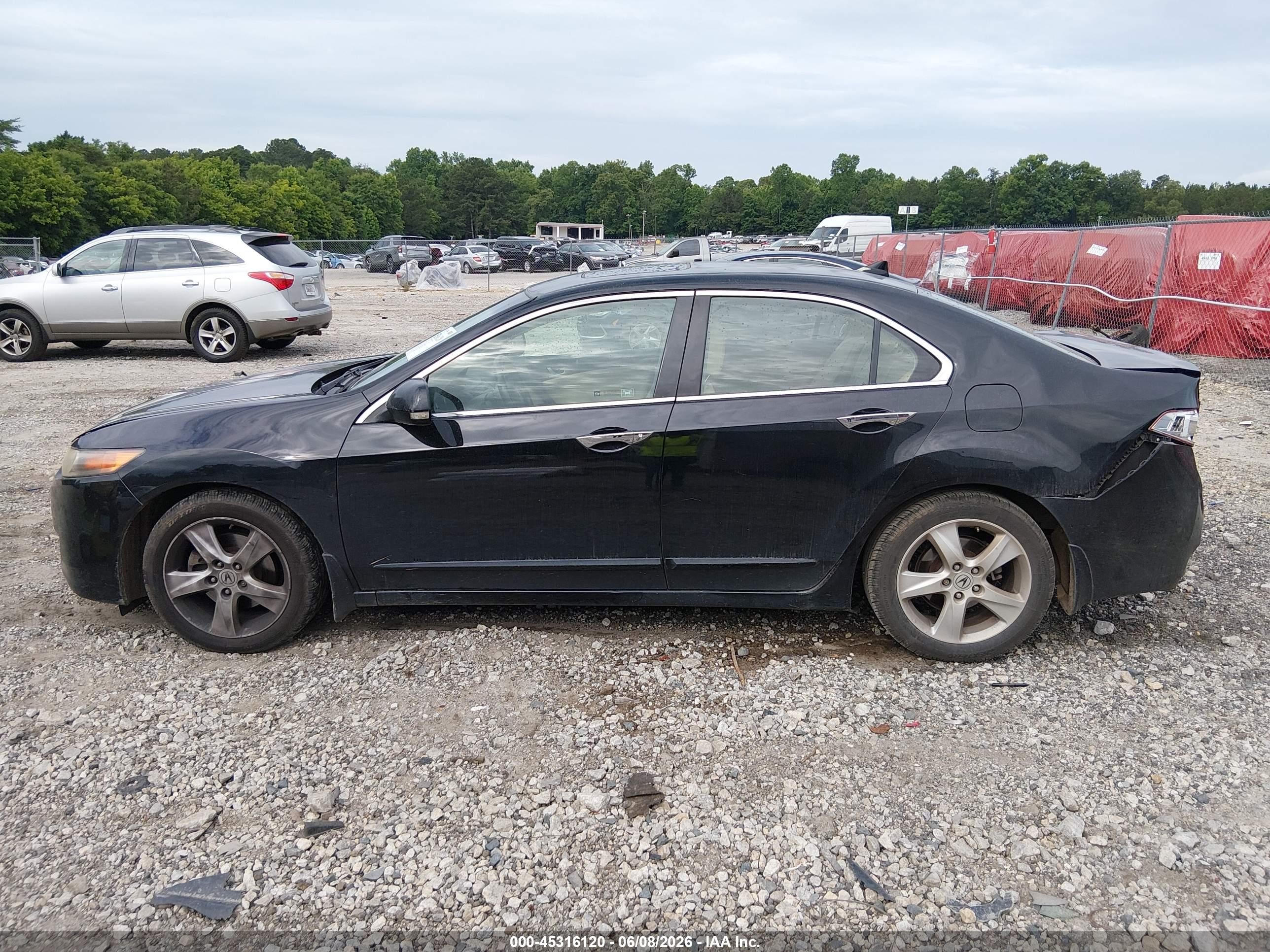 2010 Acura Tsx 2.4 Black vin: JH4CU2F65AC031896