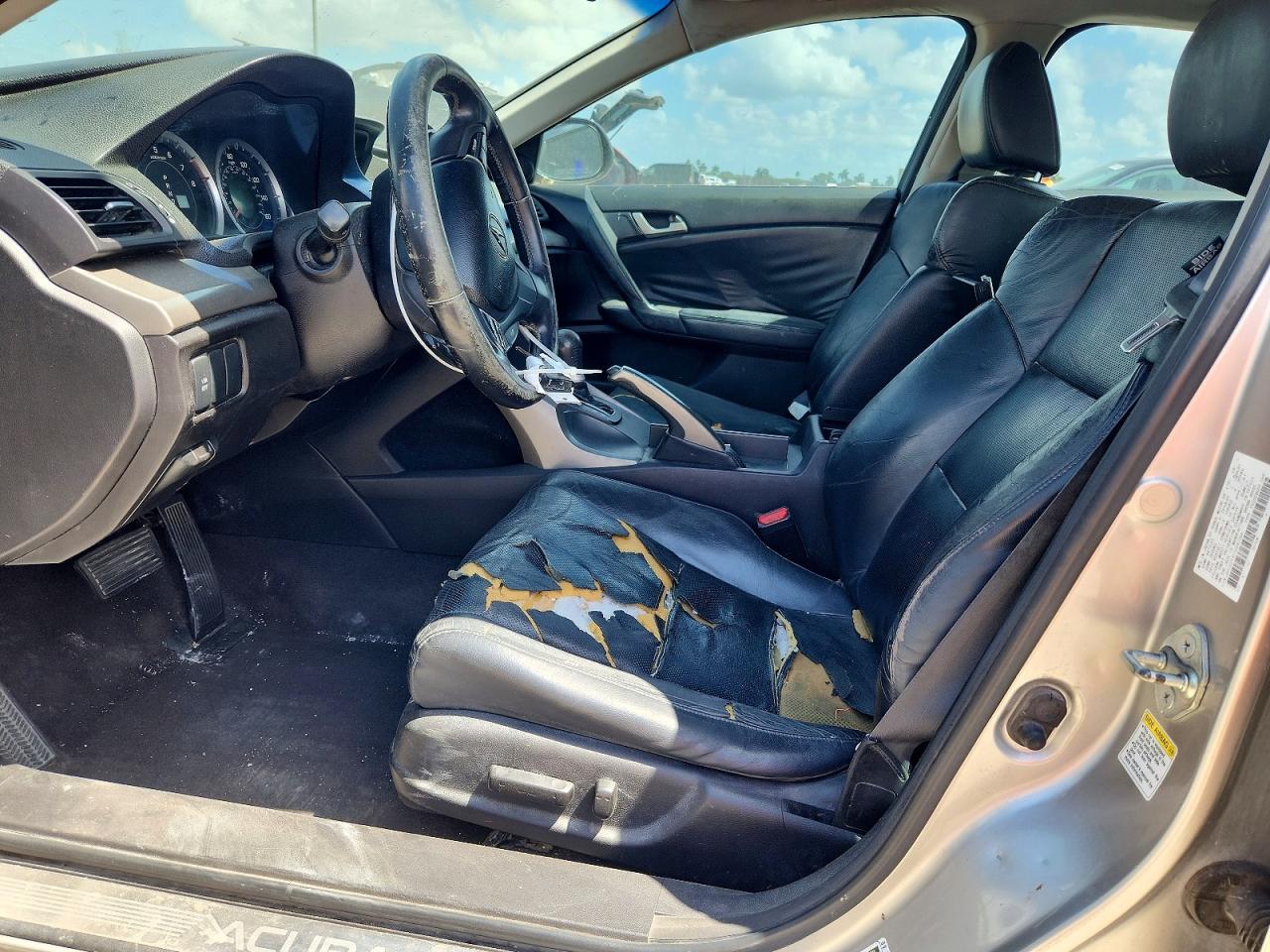 2010 Acura Tsx Silver vin: JH4CU2F65AC041666