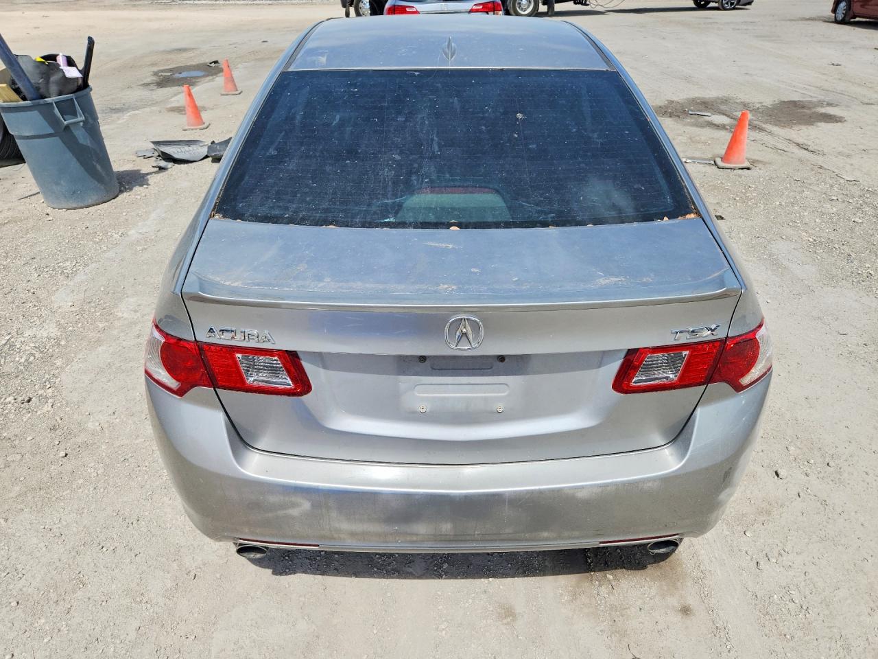 2010 Acura Tsx Silver vin: JH4CU2F65AC041666