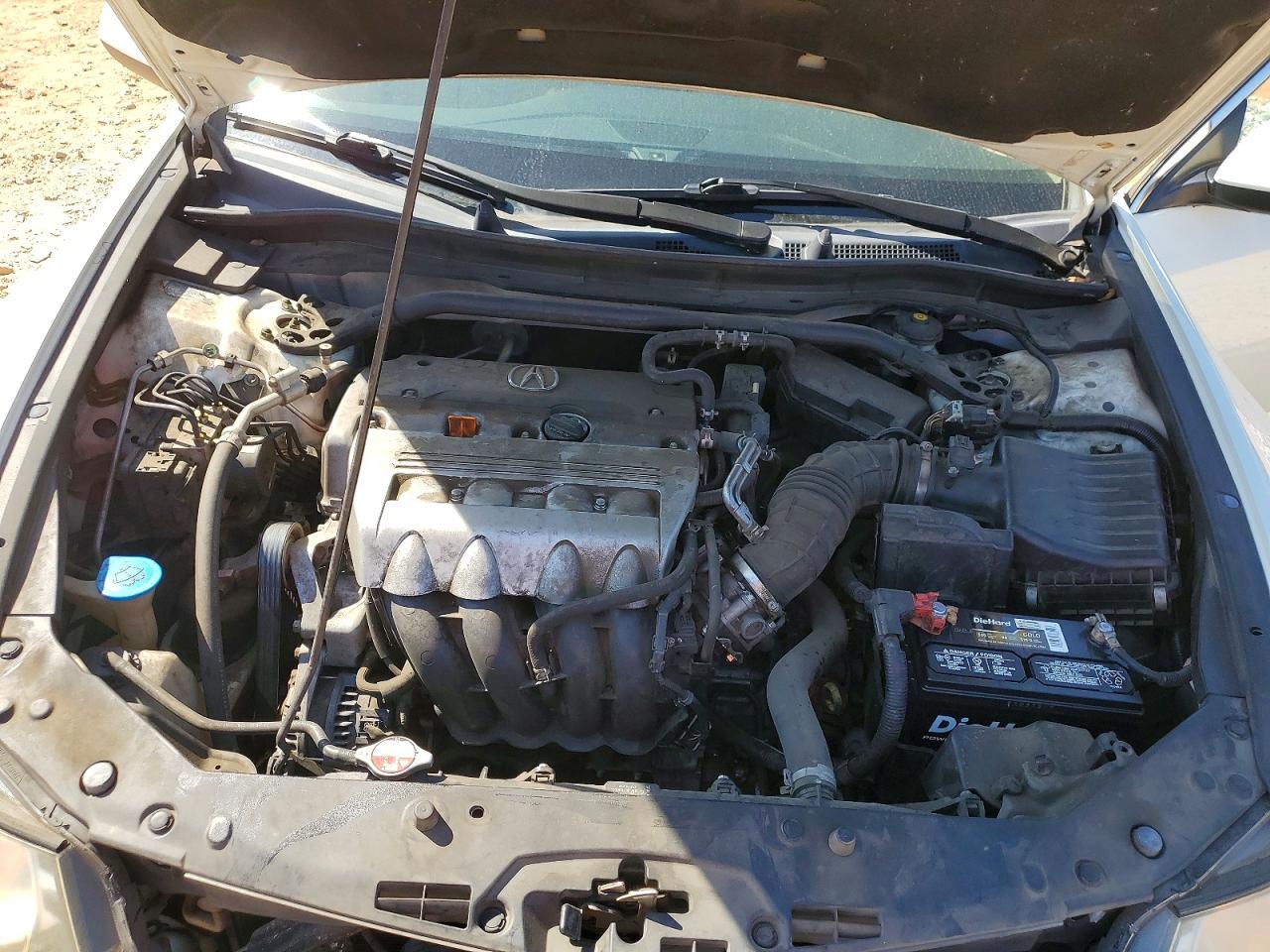 2010 Acura Tsx White vin: JH4CU2F65AC042445