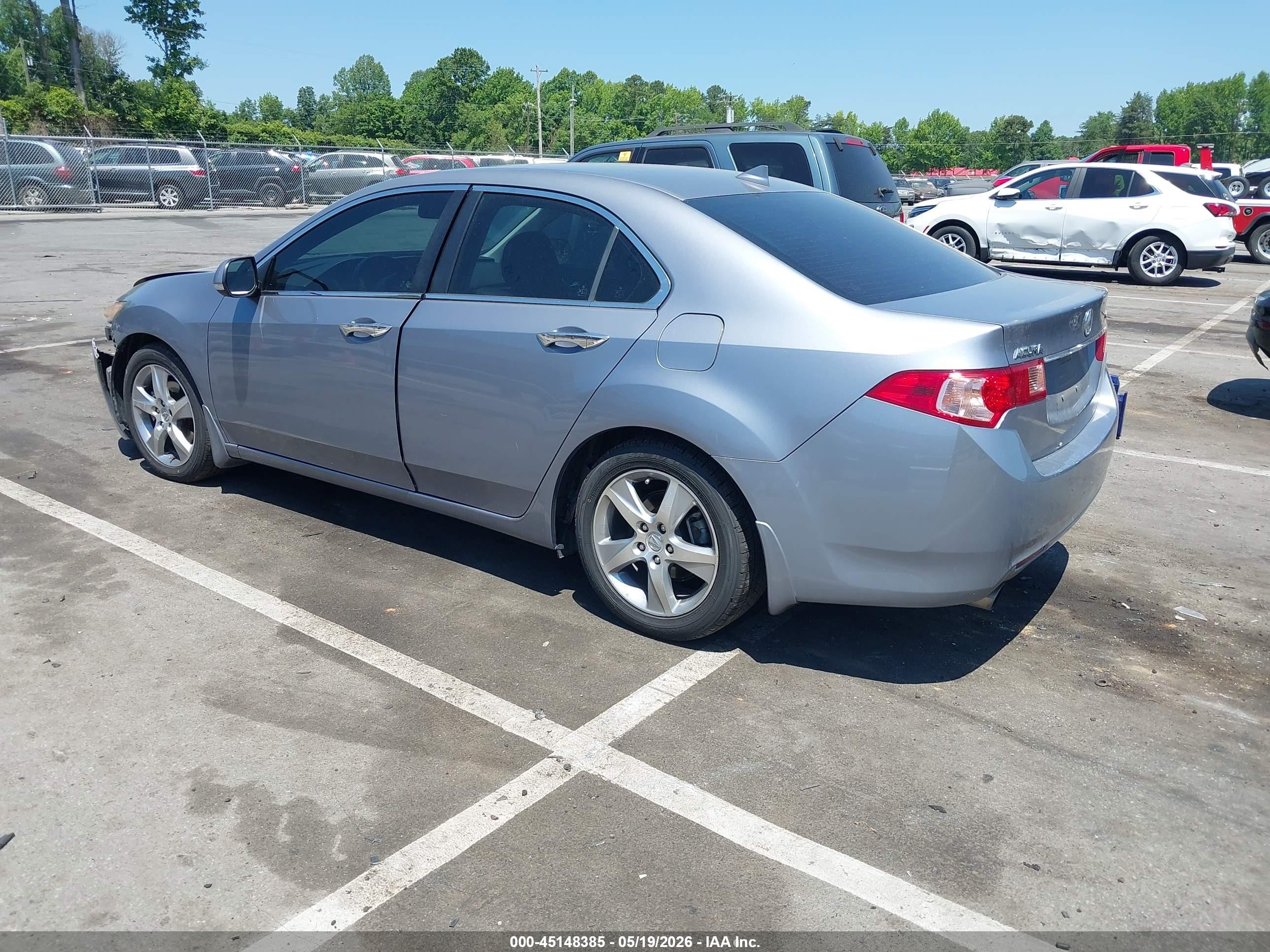 2011 Acura Tsx 2.4 Gray vin: JH4CU2F65BC007101