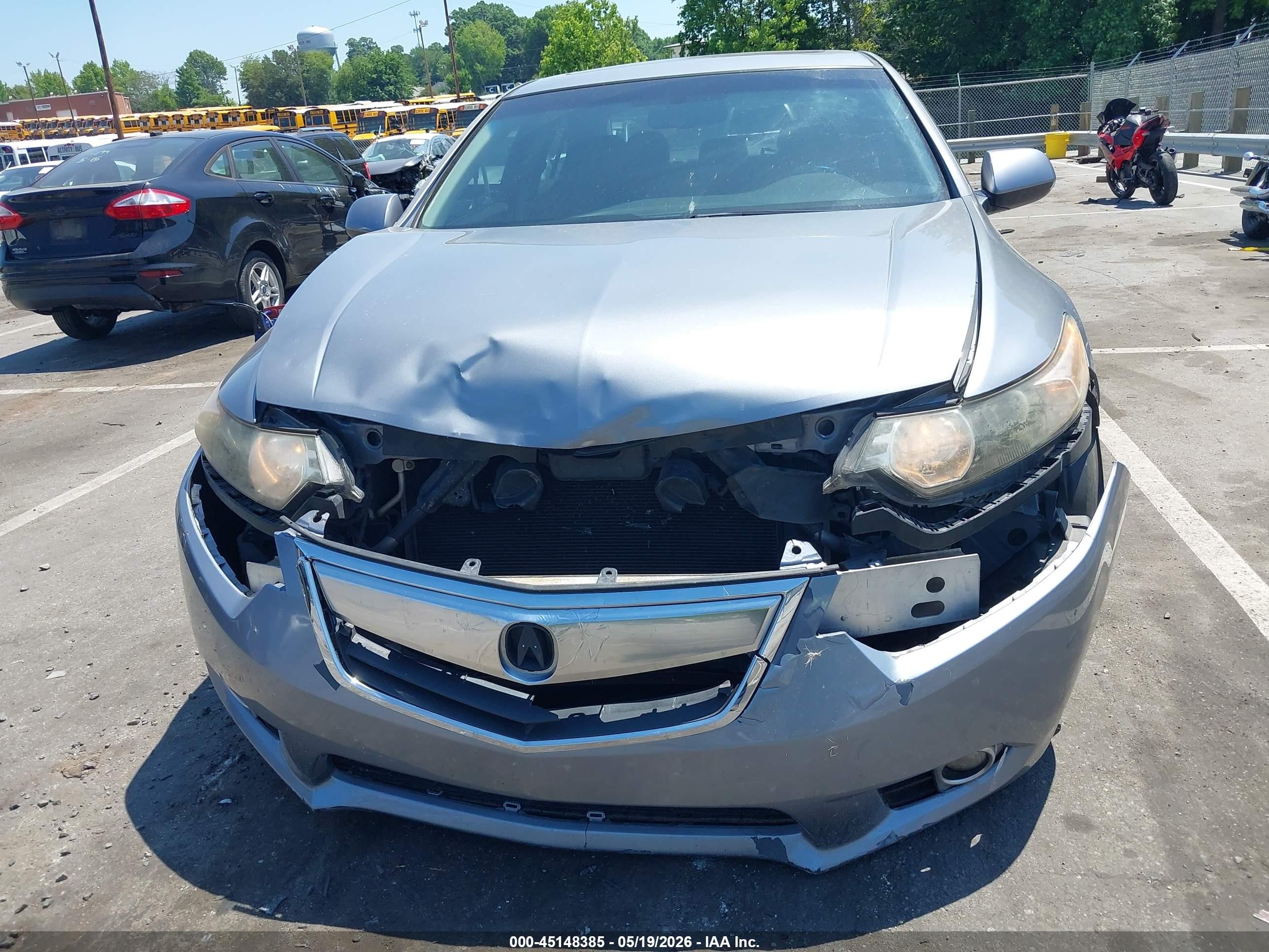 2011 Acura Tsx 2.4 Gray vin: JH4CU2F65BC007101