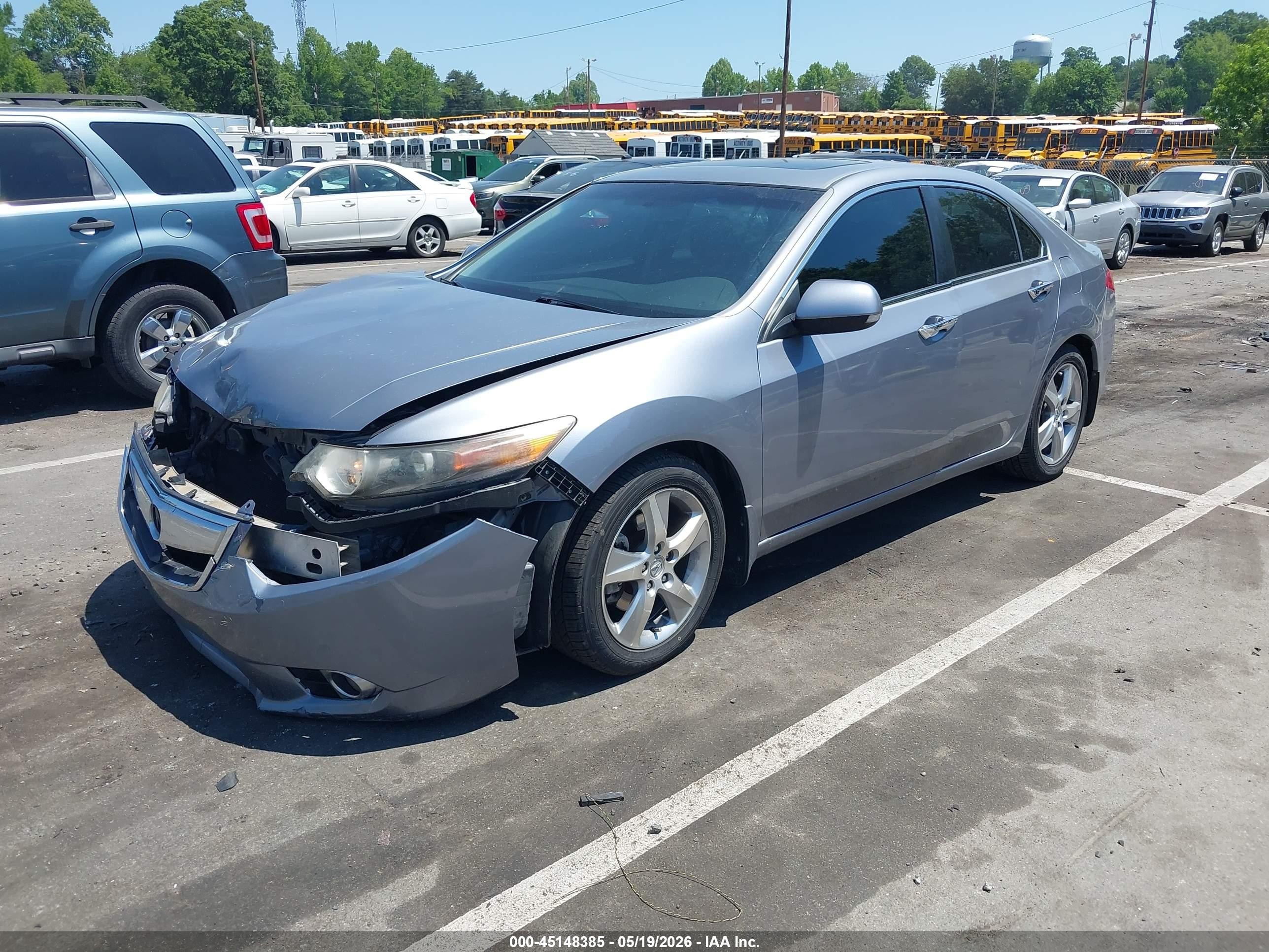 2011 Acura Tsx 2.4 Gray vin: JH4CU2F65BC007101