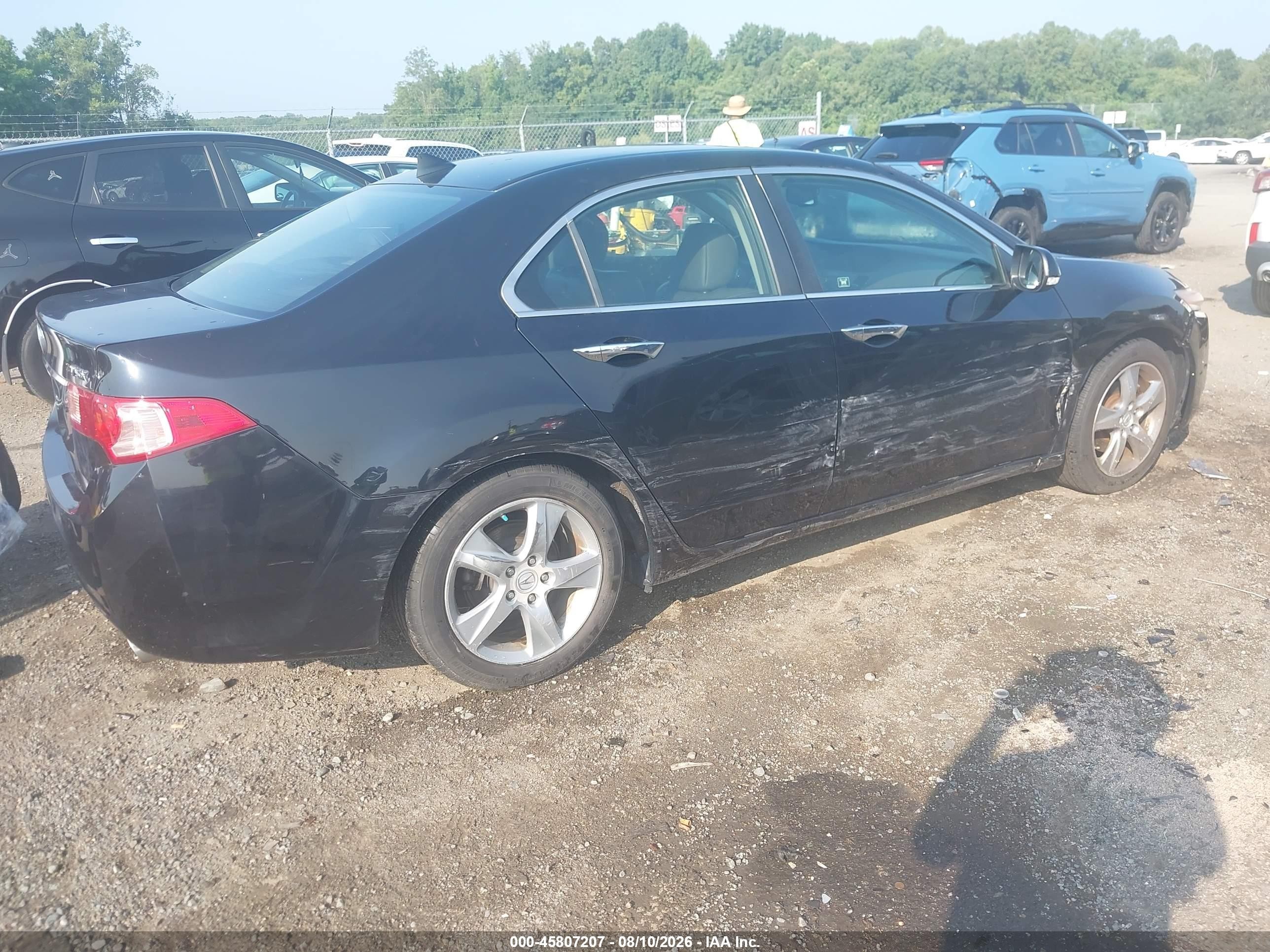 2011 Acura Tsx 2.4 Black vin: JH4CU2F65BC009401