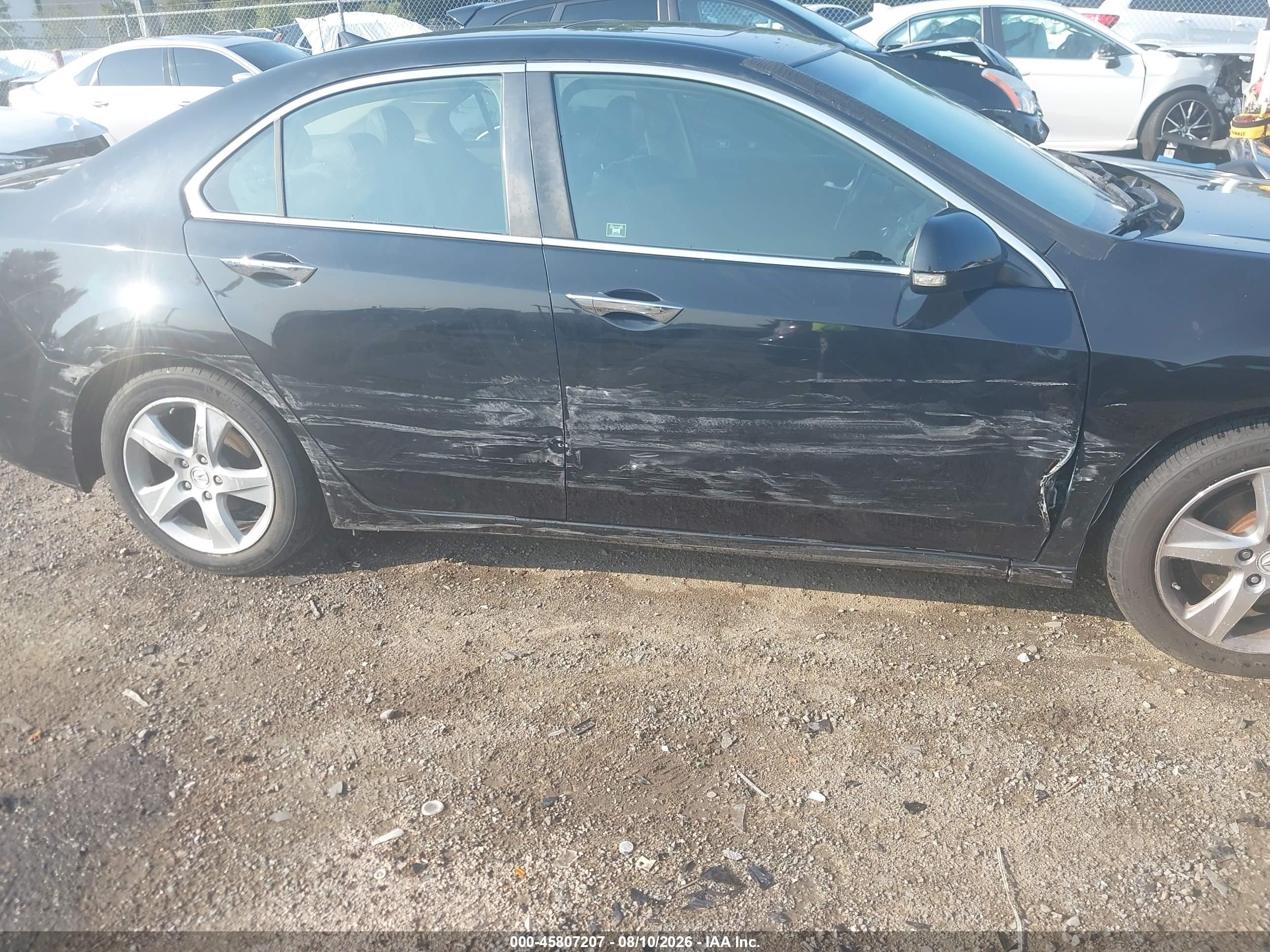 2011 Acura Tsx 2.4 Black vin: JH4CU2F65BC009401