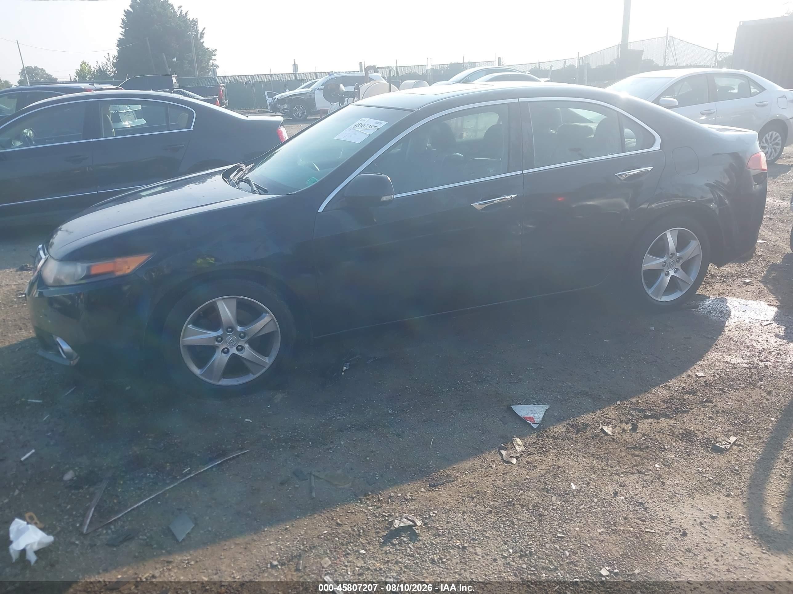 2011 Acura Tsx 2.4 Black vin: JH4CU2F65BC009401