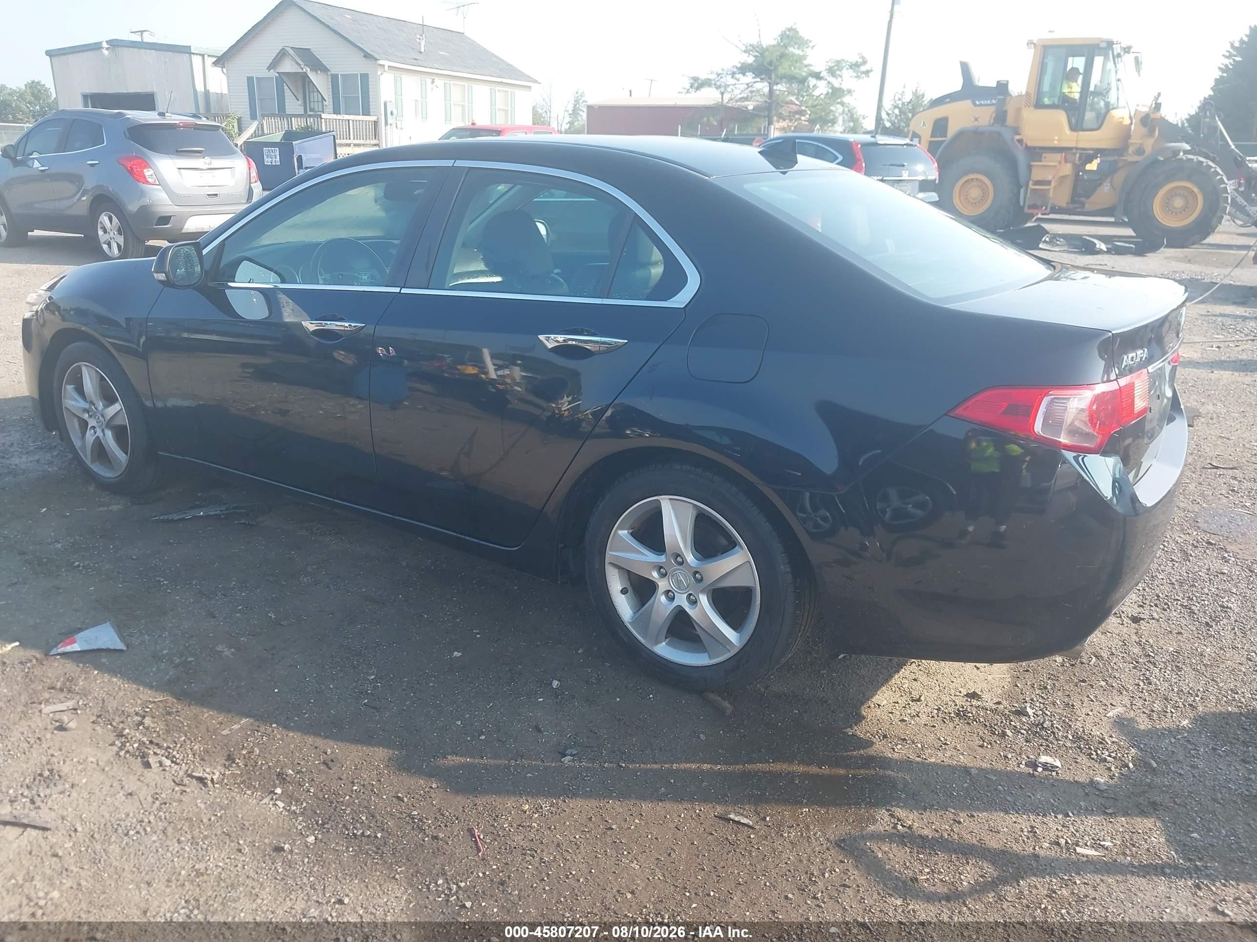 2011 Acura Tsx 2.4 Black vin: JH4CU2F65BC009401