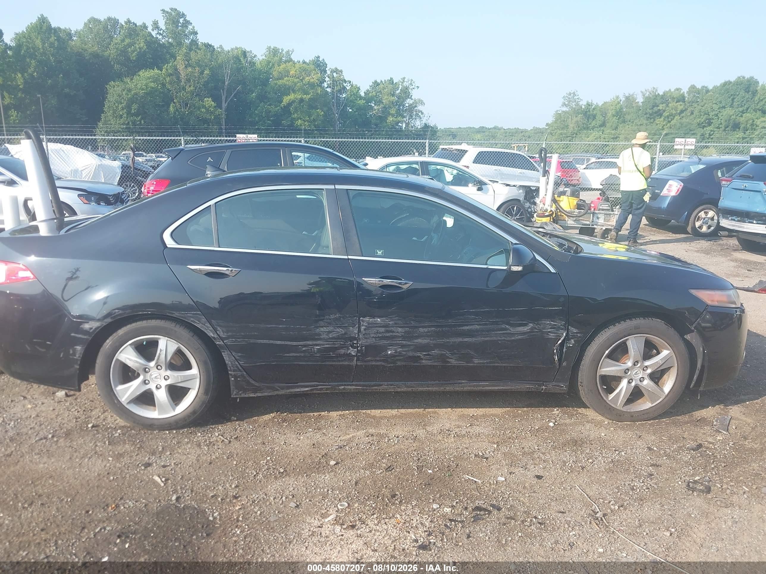 2011 Acura Tsx 2.4 Black vin: JH4CU2F65BC009401