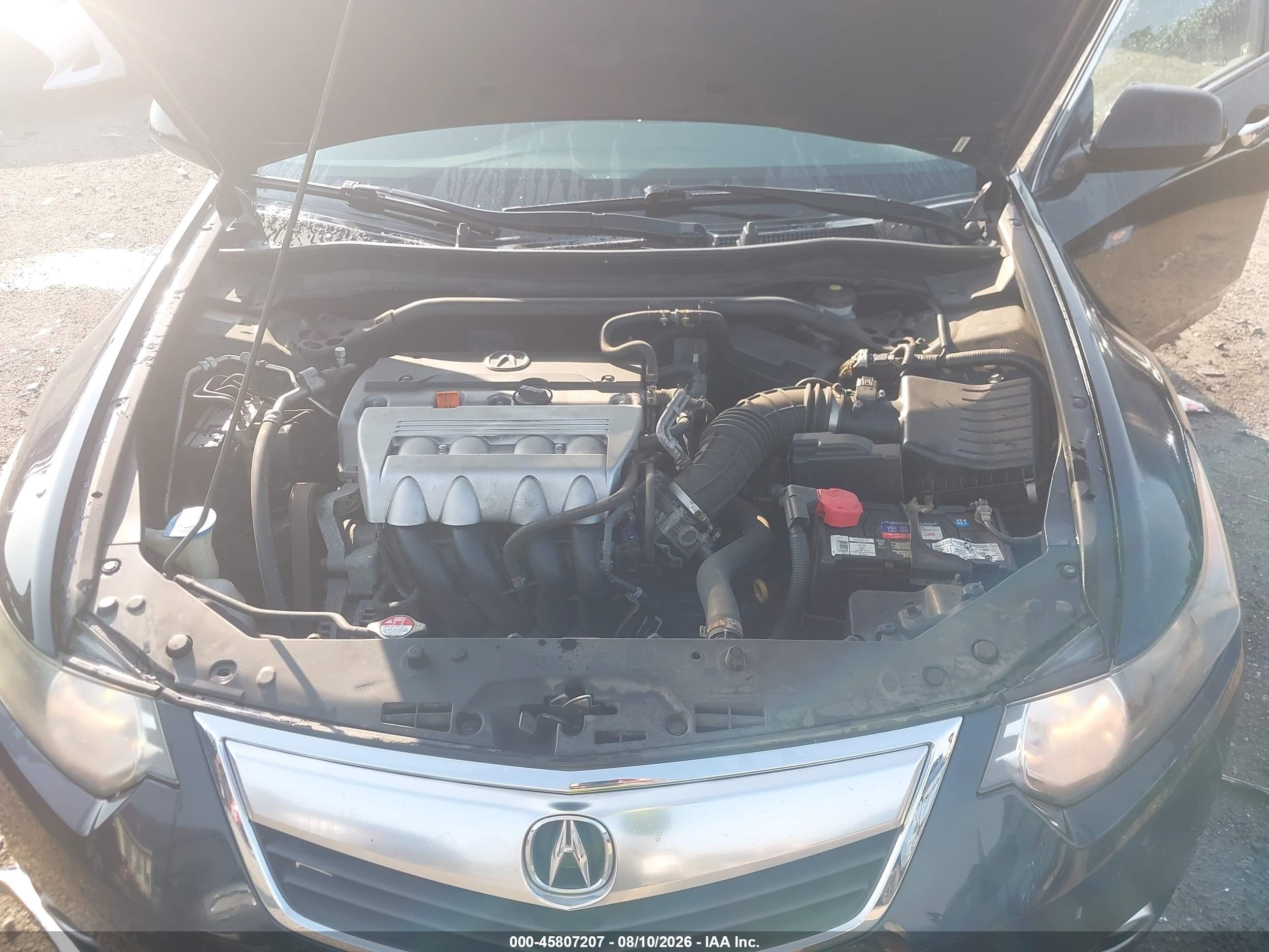 2011 Acura Tsx 2.4 Black vin: JH4CU2F65BC009401