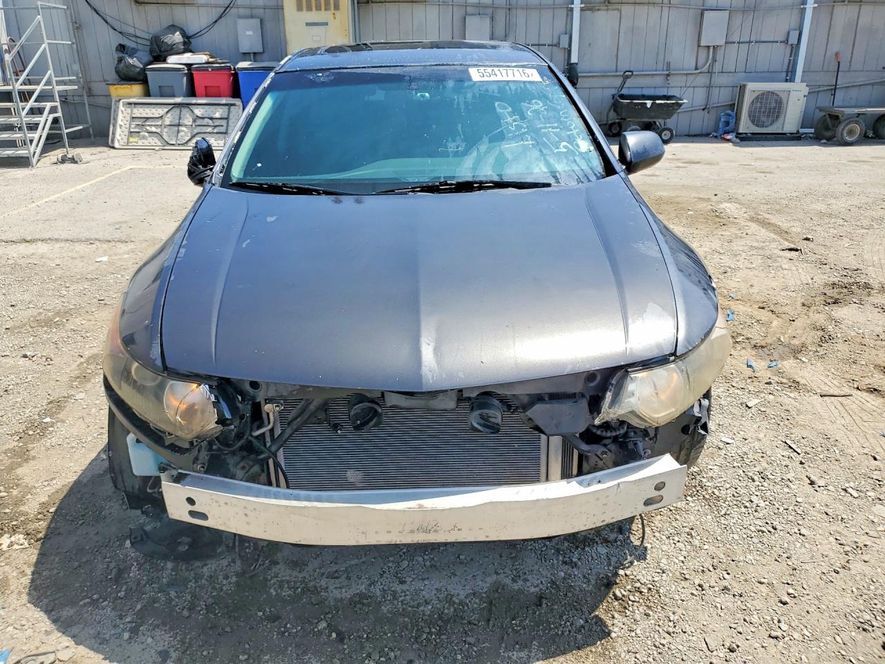 2011 Acura Tsx Gray vin: JH4CU2F65BC012041