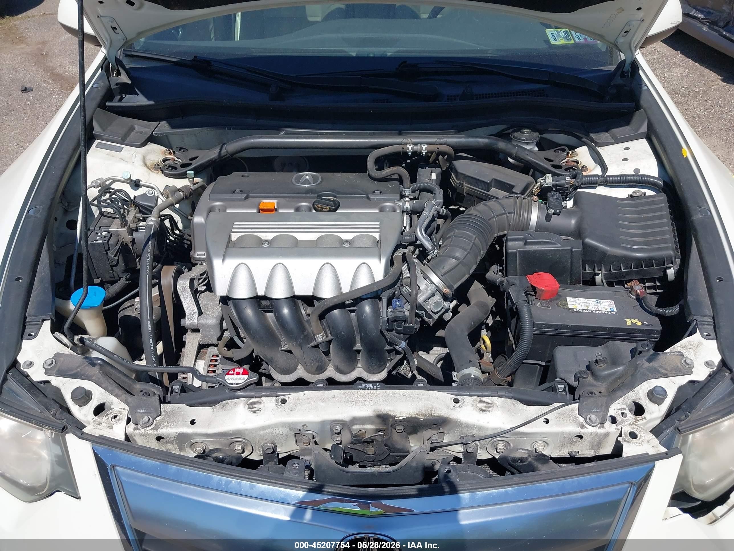 2011 Acura Tsx 2.4 White vin: JH4CU2F65BC012265
