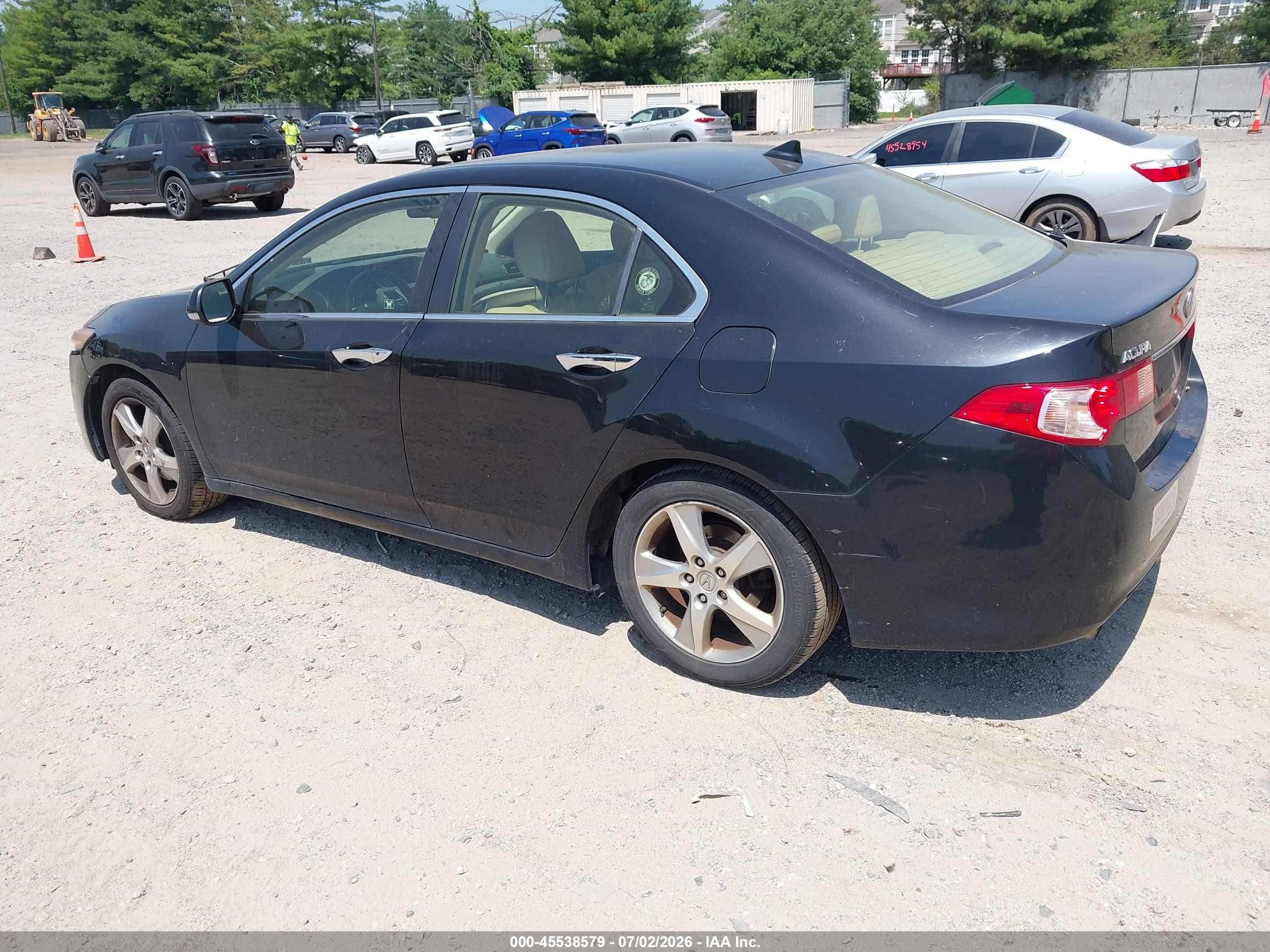 2012 Acura Tsx 2.4 Black vin: JH4CU2F65CC017693