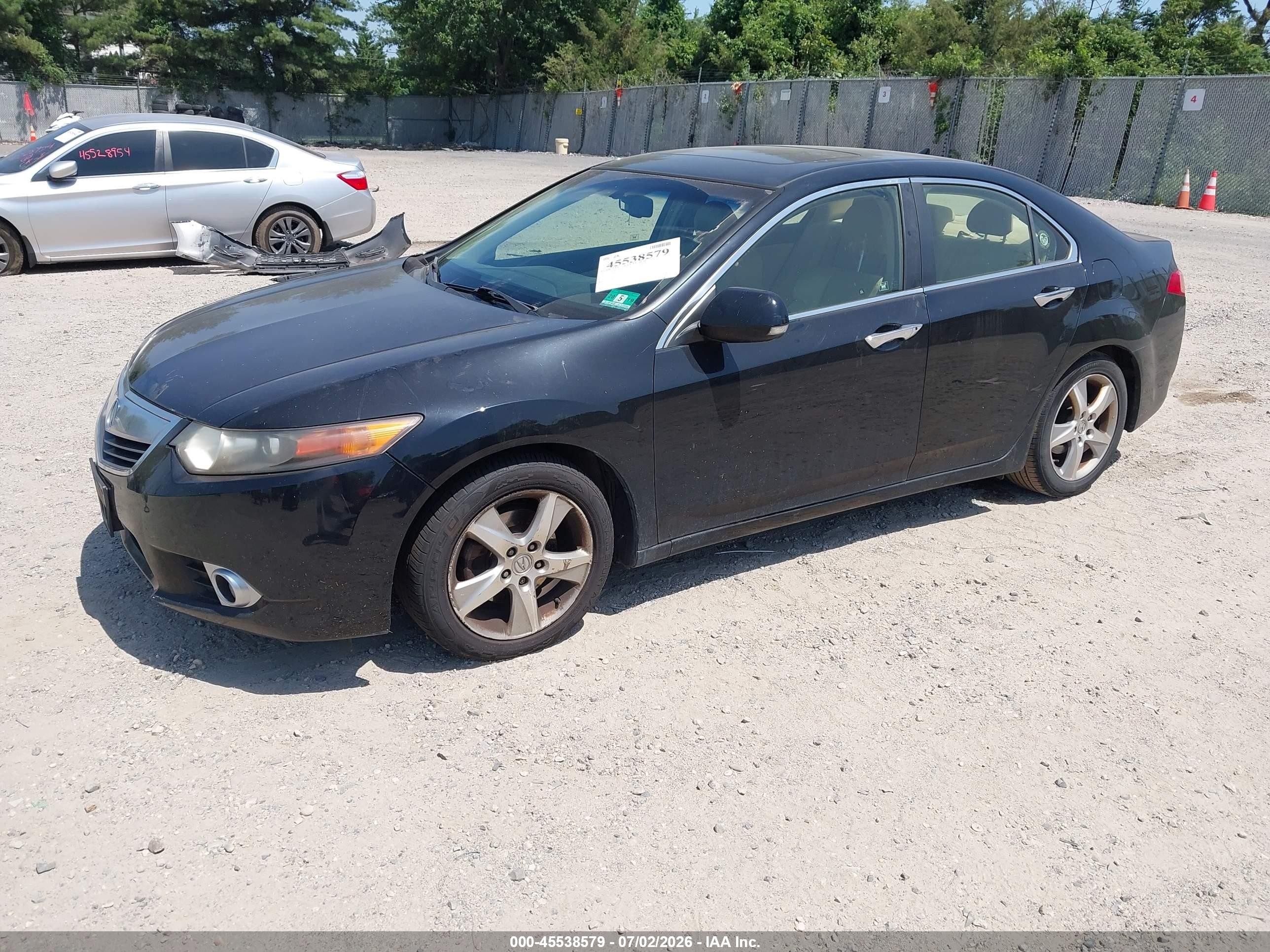 2012 Acura Tsx 2.4 Black vin: JH4CU2F65CC017693