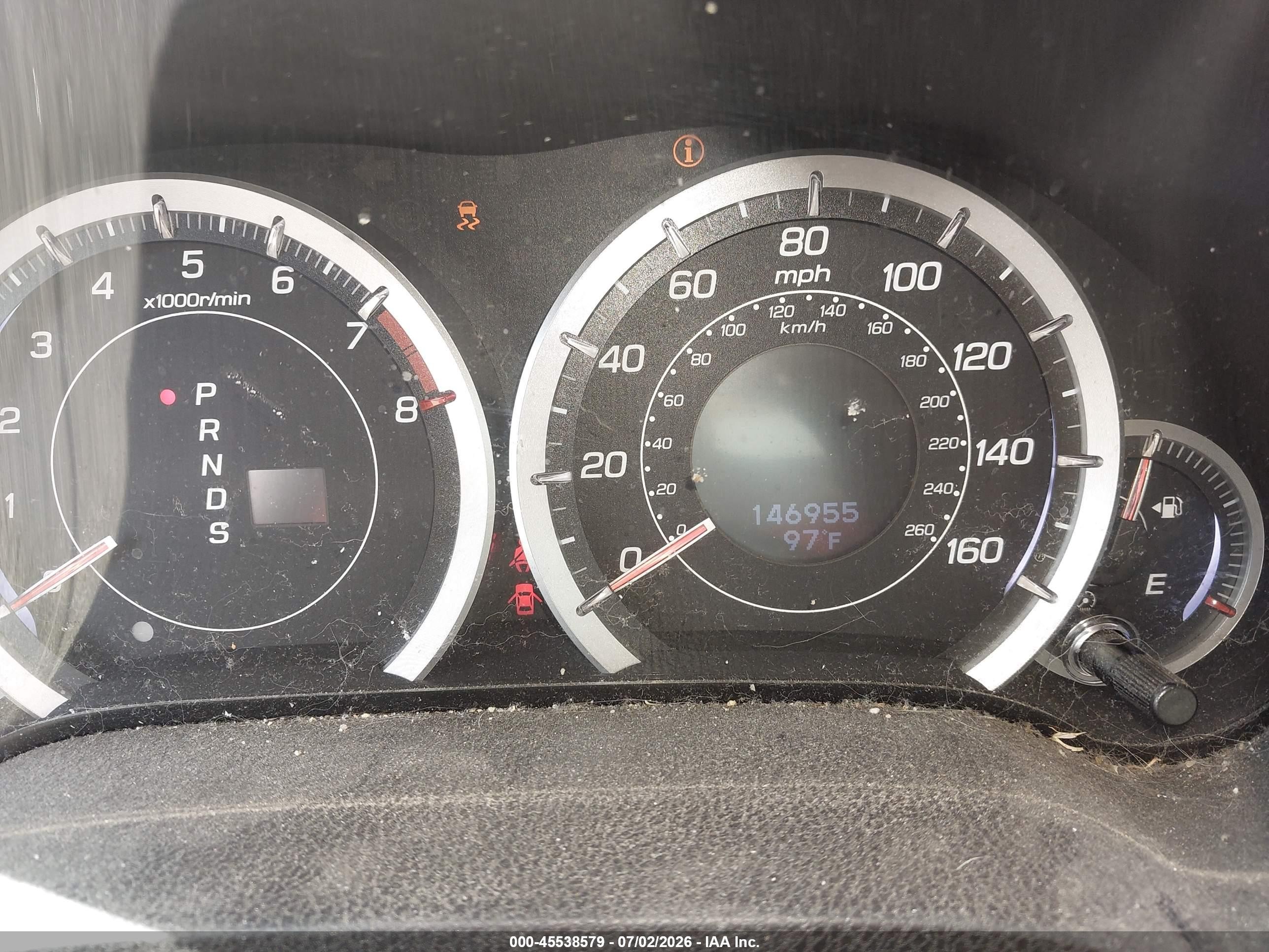 2012 Acura Tsx 2.4 Black vin: JH4CU2F65CC017693