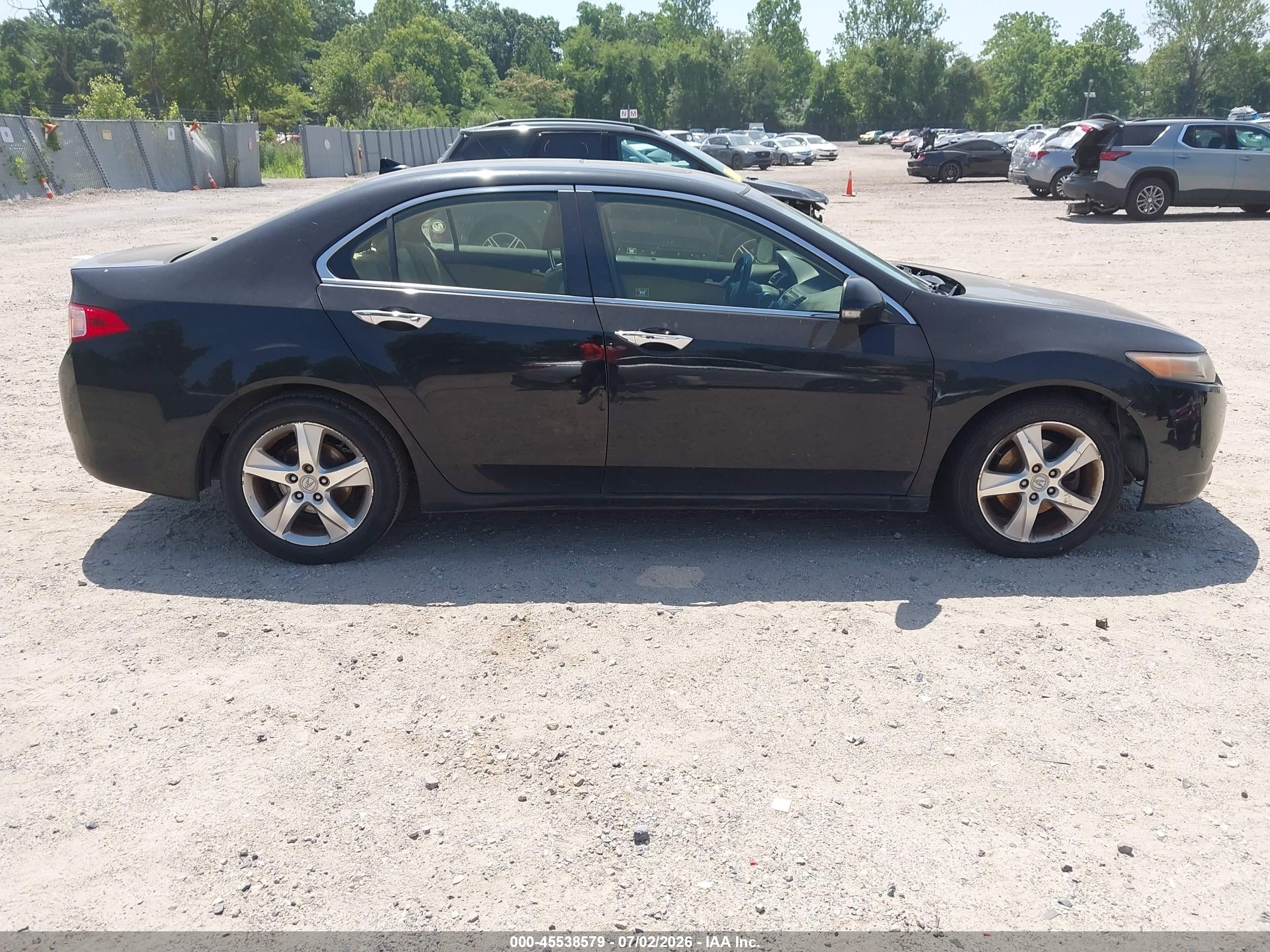 2012 Acura Tsx 2.4 Black vin: JH4CU2F65CC017693
