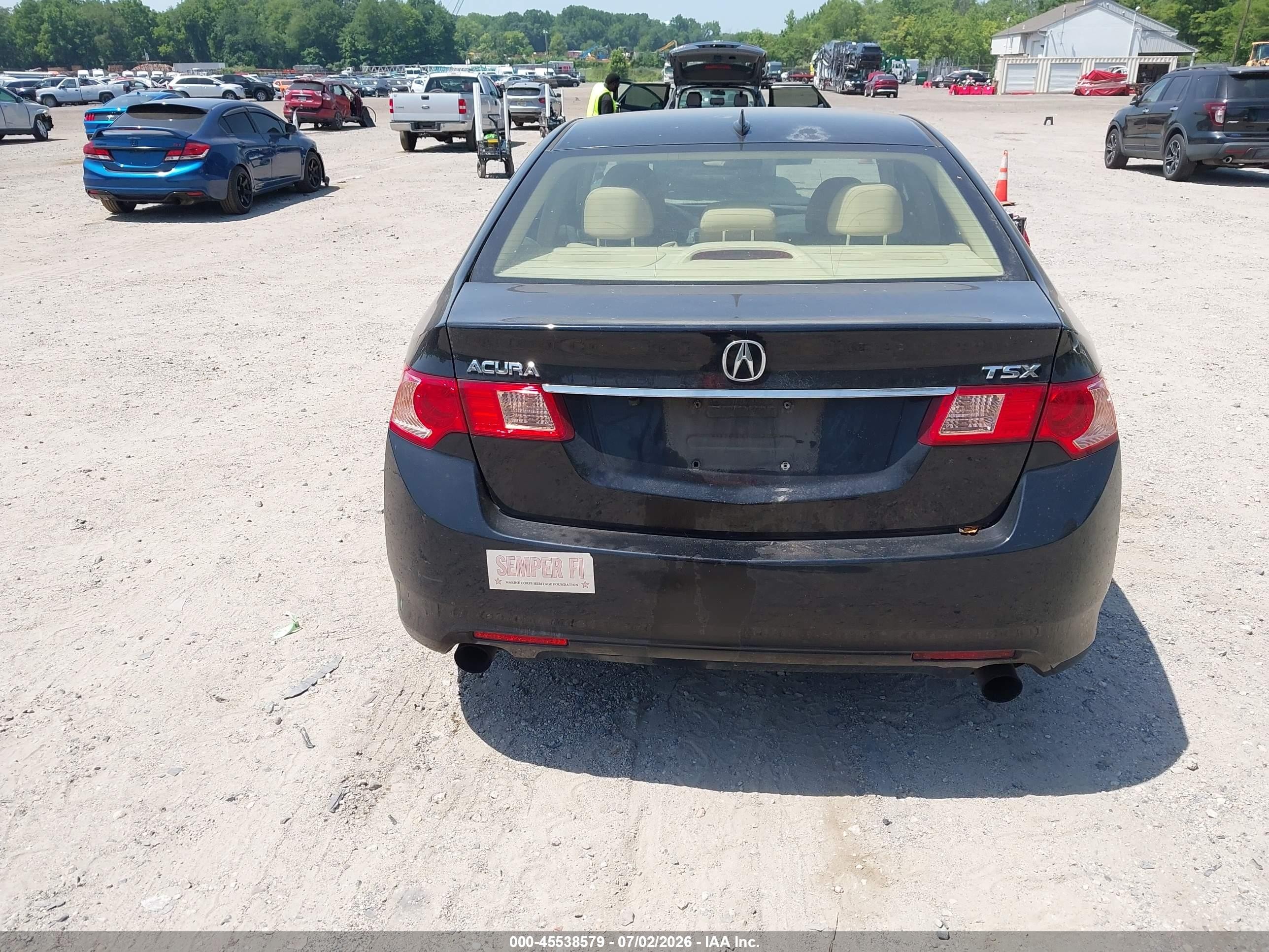 2012 Acura Tsx 2.4 Black vin: JH4CU2F65CC017693