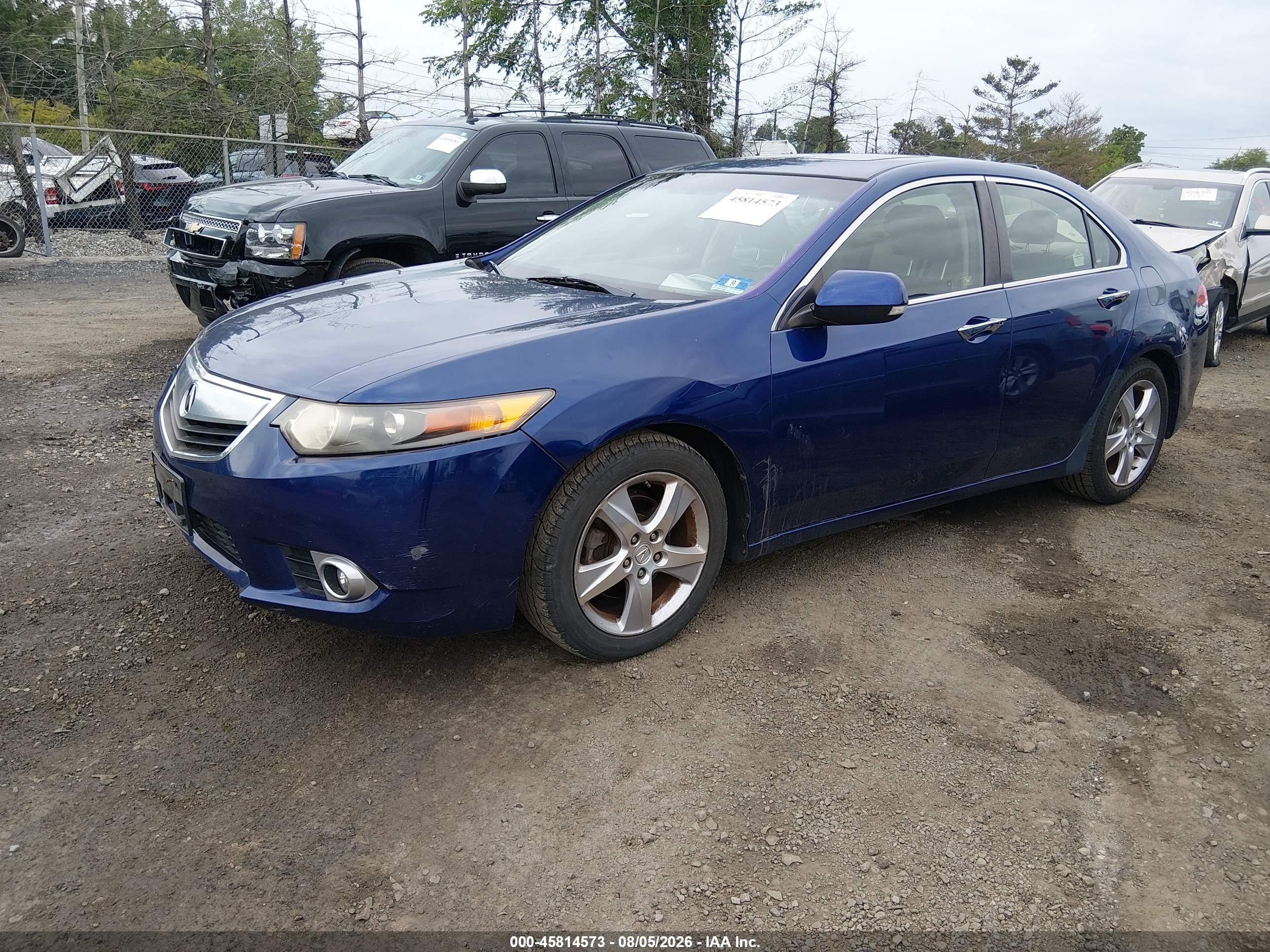 2012 Acura Tsx 2.4 Синий vin: JH4CU2F65CC024806