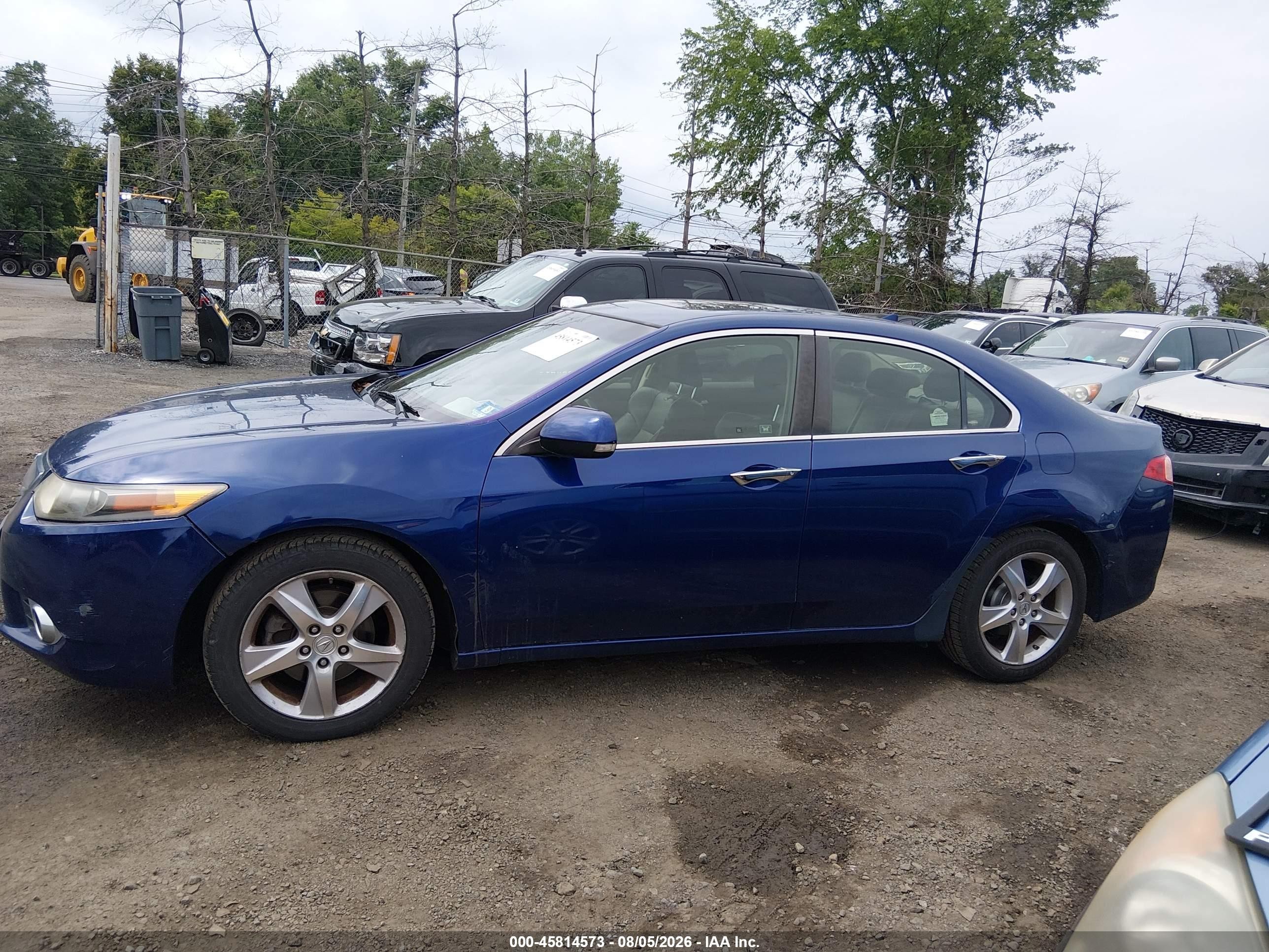 2012 Acura Tsx 2.4 Синий vin: JH4CU2F65CC024806