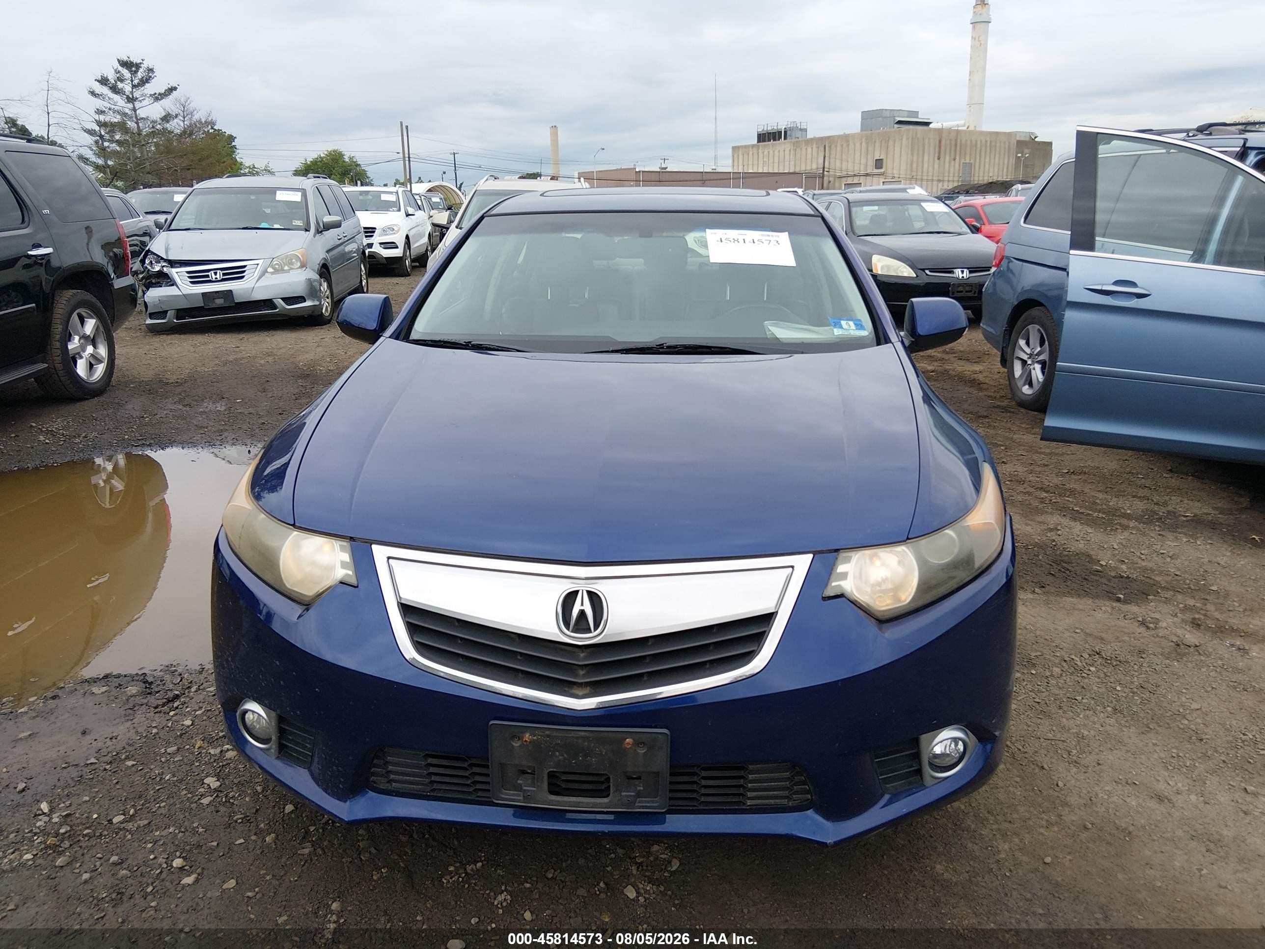 2012 Acura Tsx 2.4 Синий vin: JH4CU2F65CC024806