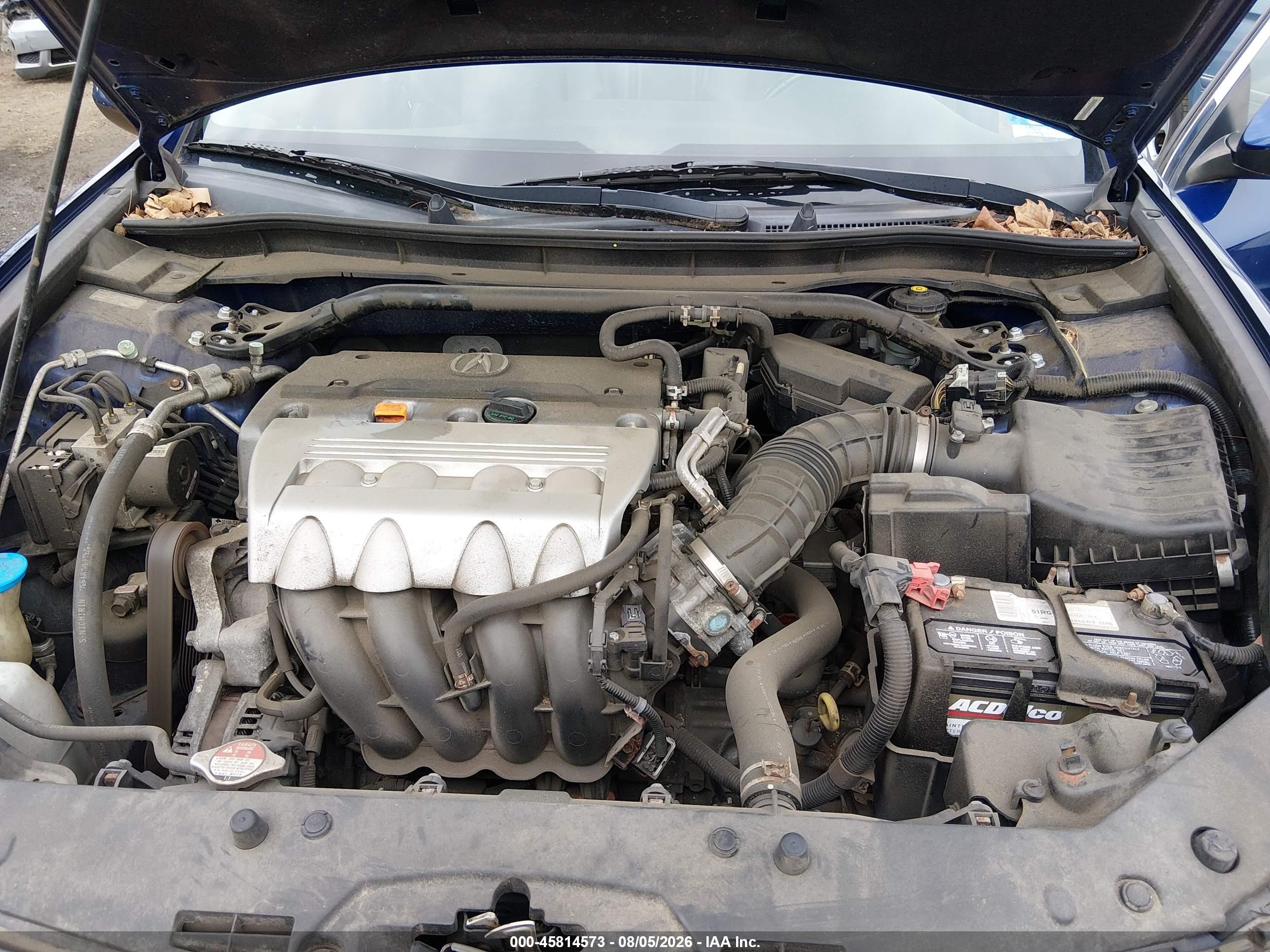 2012 Acura Tsx 2.4 Синий vin: JH4CU2F65CC024806
