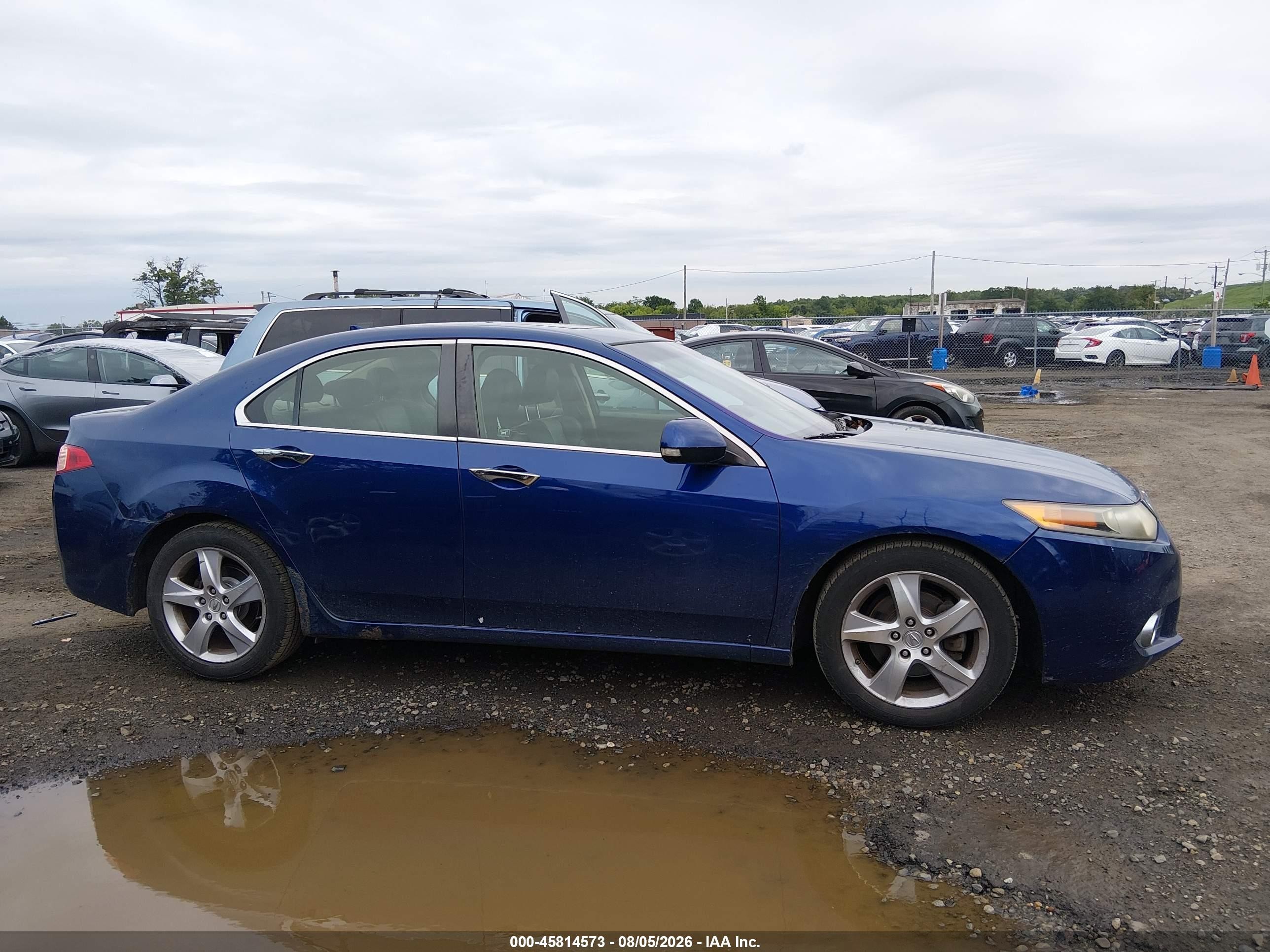 2012 Acura Tsx 2.4 Синий vin: JH4CU2F65CC024806